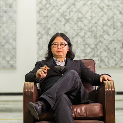 丁乙 肖像 Ding Yi portrait