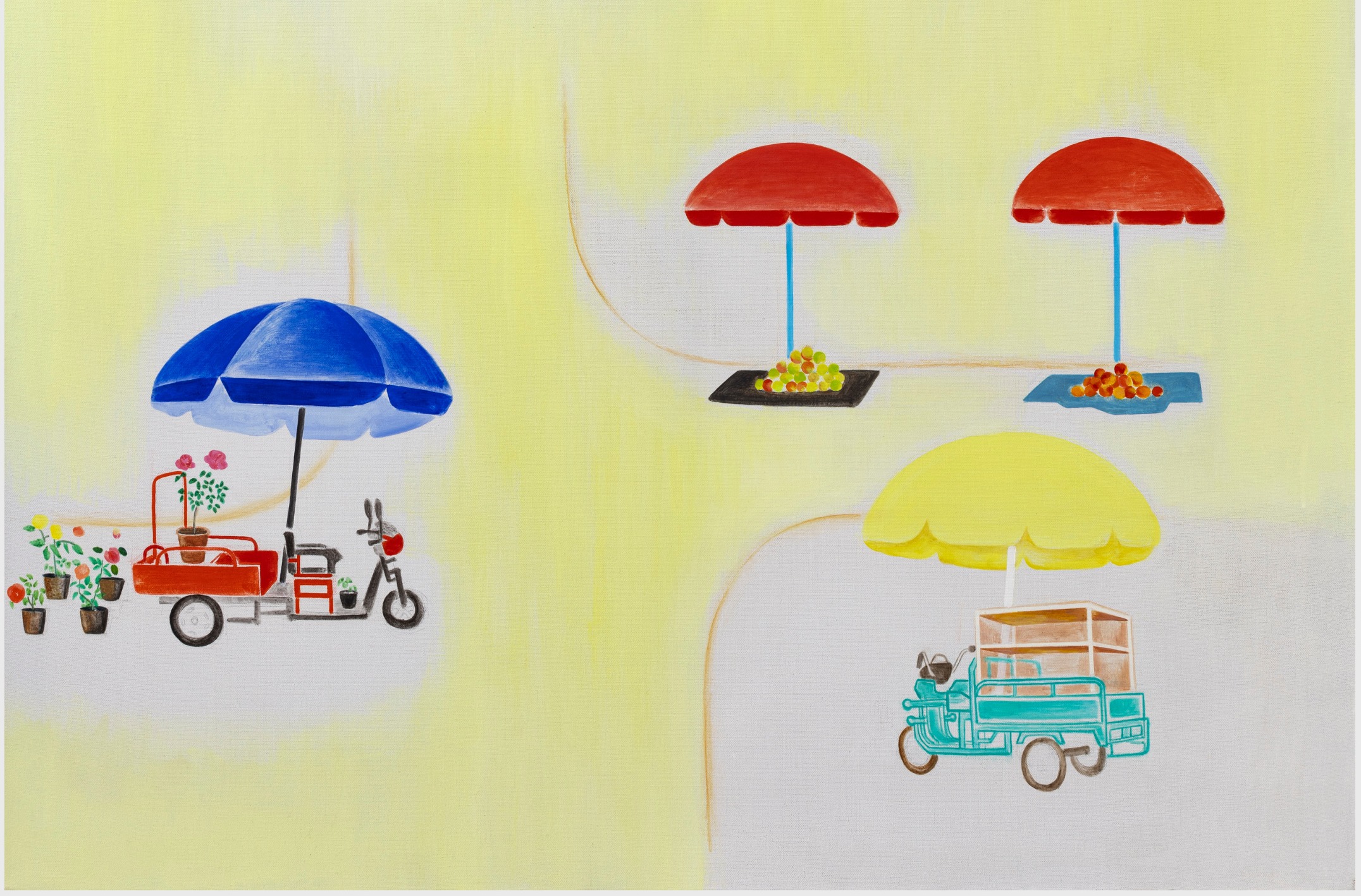 田田个展“画”《伞》