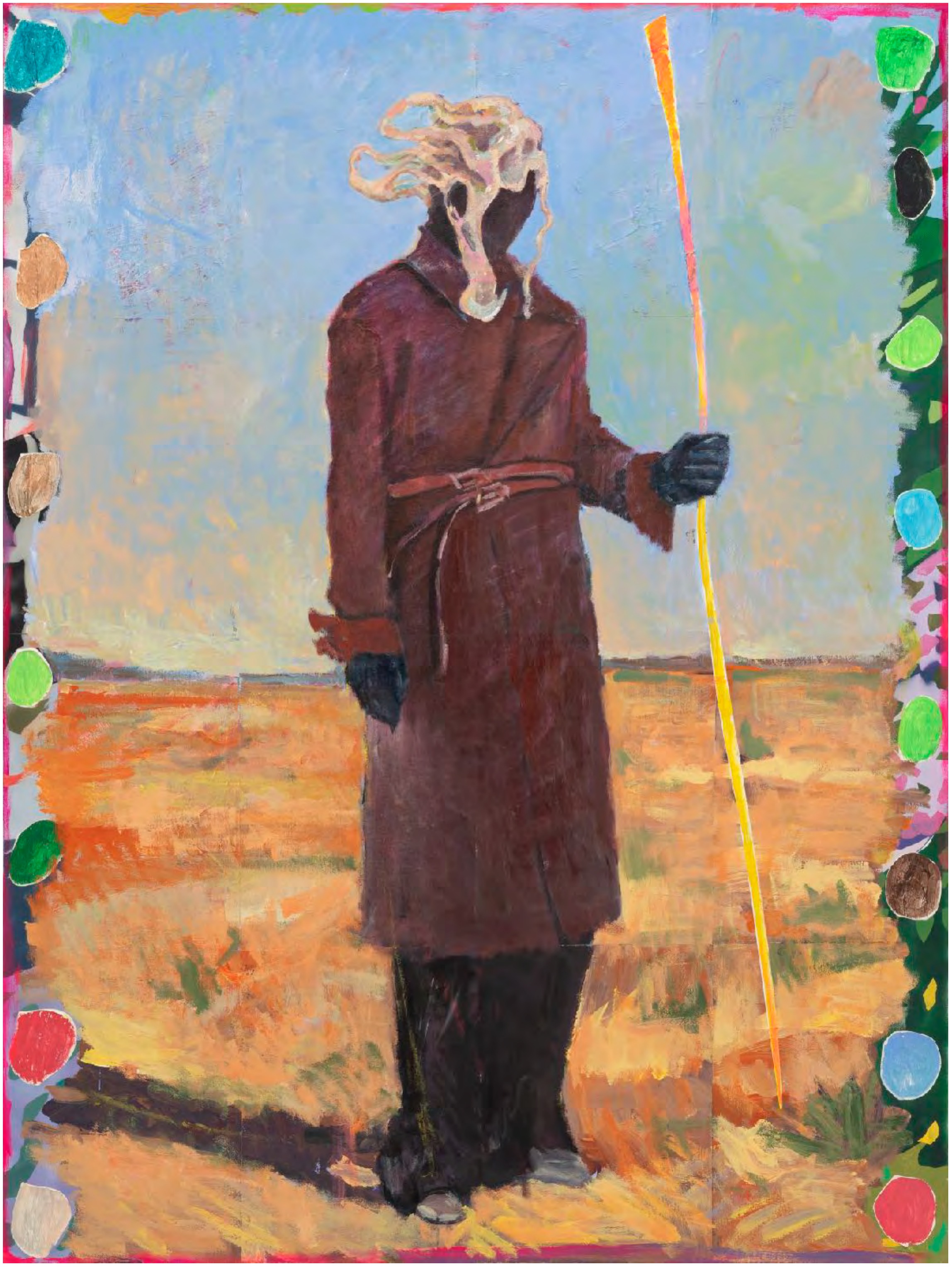 苏昱铭《荒原》布面丙烯、油画 200×150cm 2025