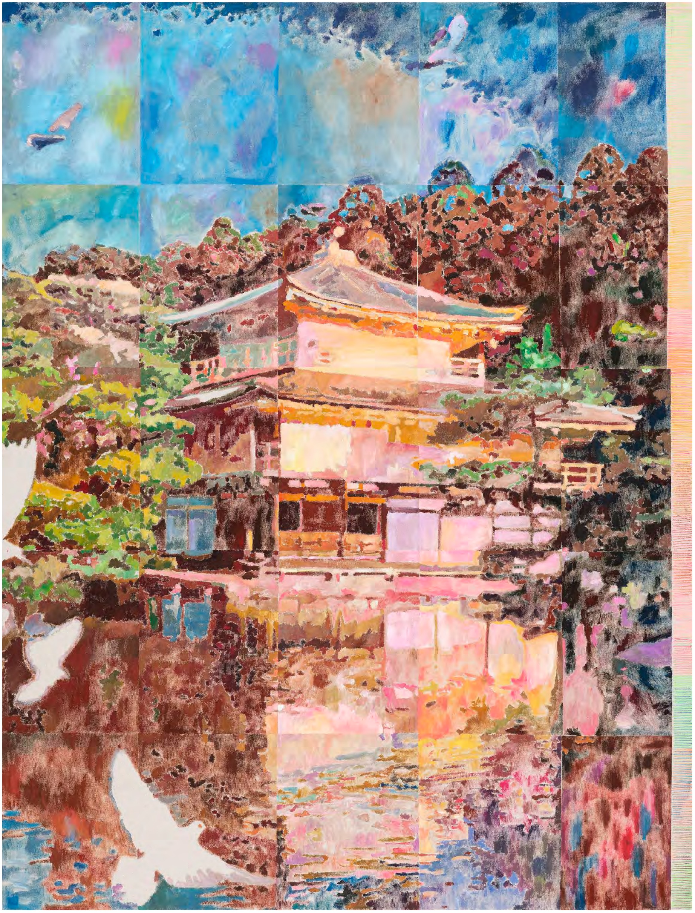 苏昱铭《金阁》布面丙烯 250×190cm 2025