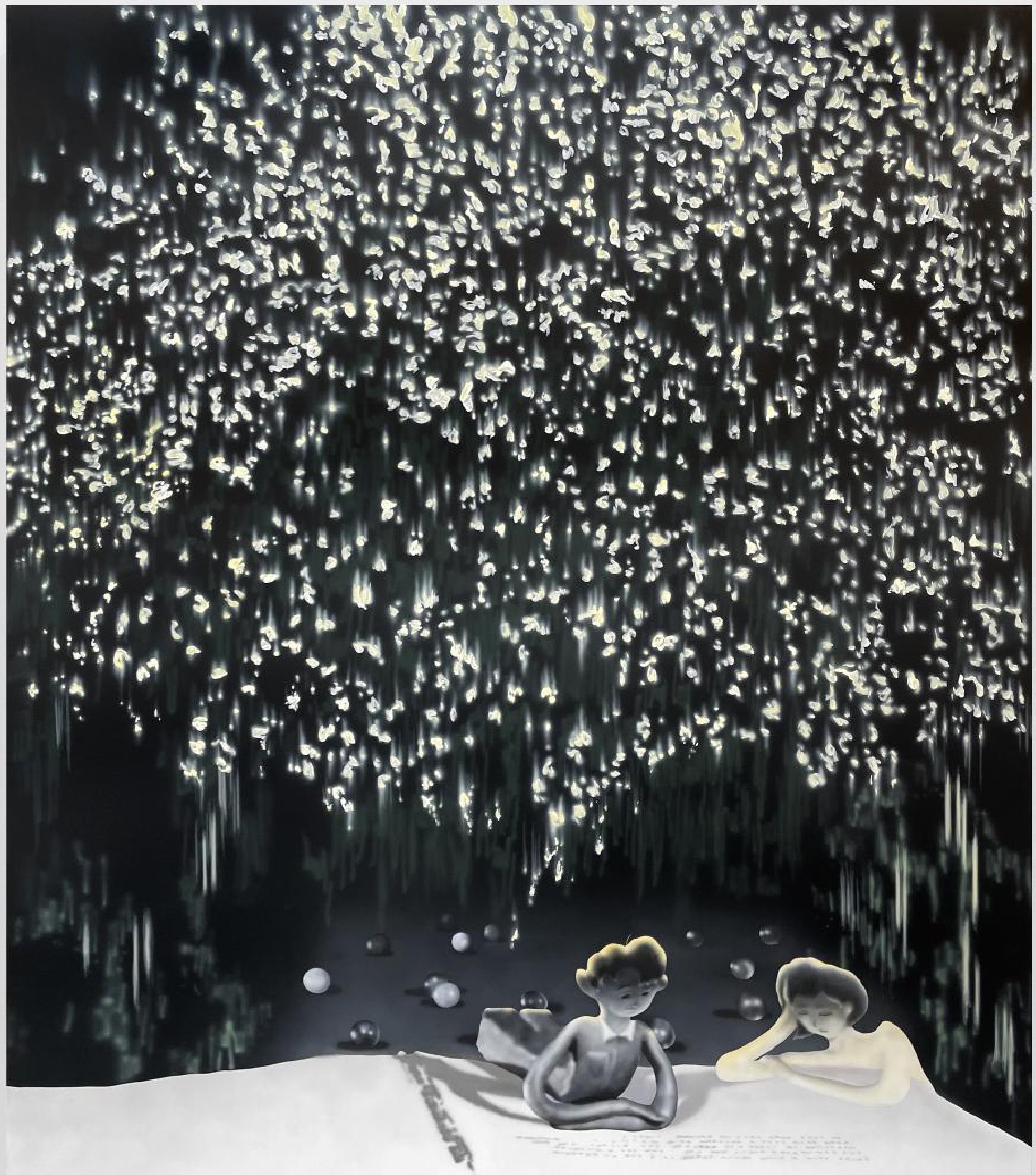 个展：世界爱你《夜读》