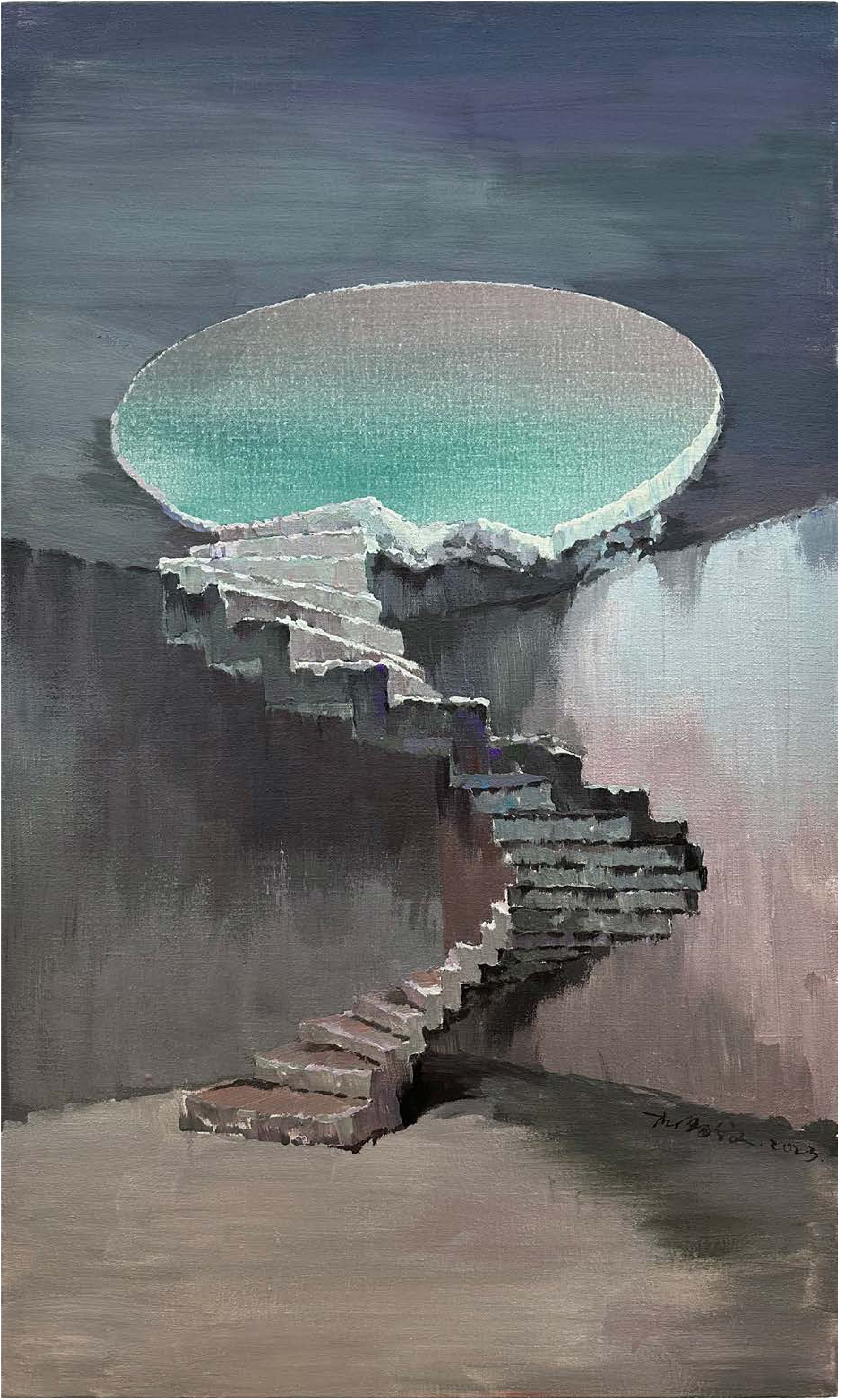李易纹《余晖 -3》