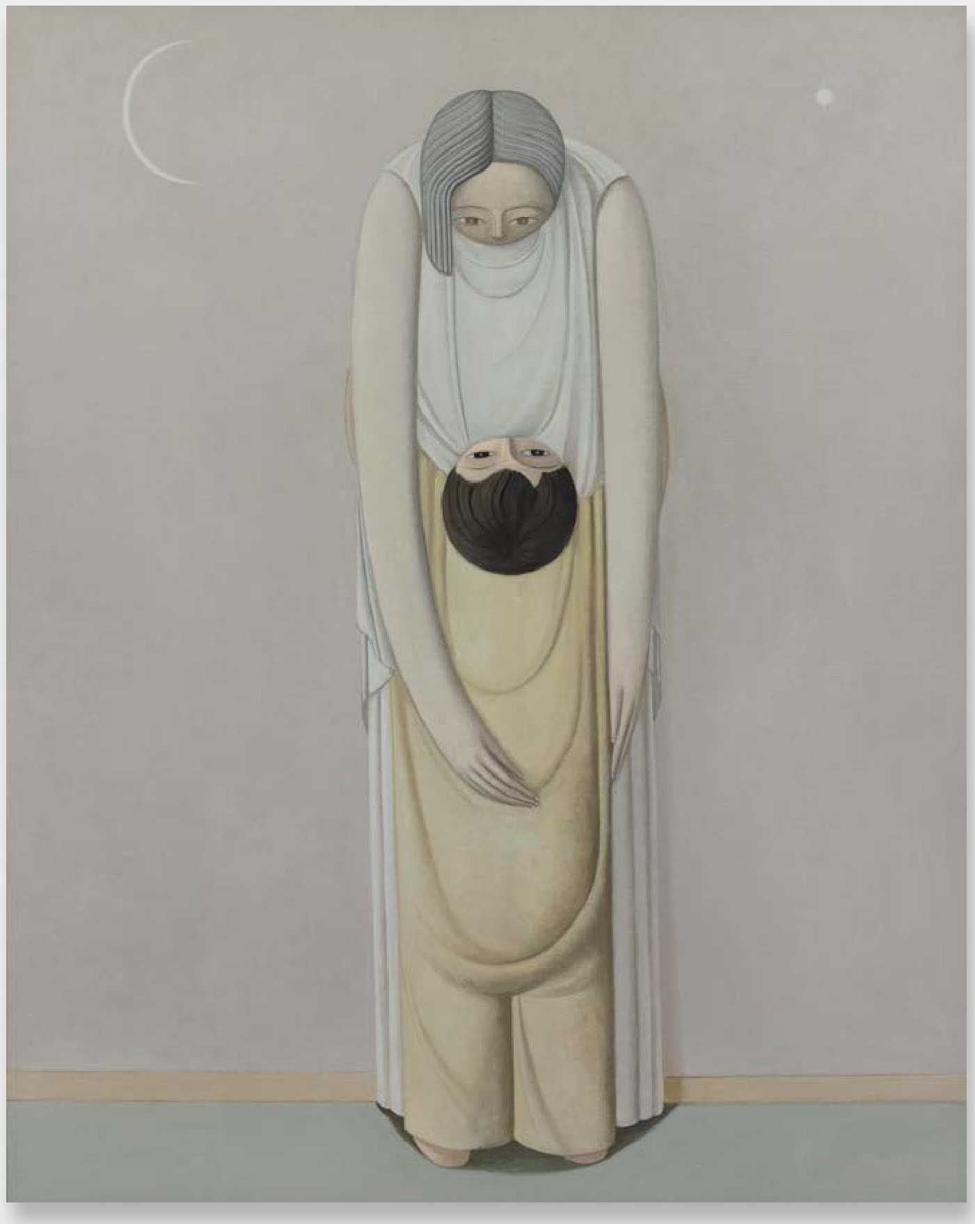 皮格马利翁的凝望蜂雕塑作品《垂爱穆穆》
