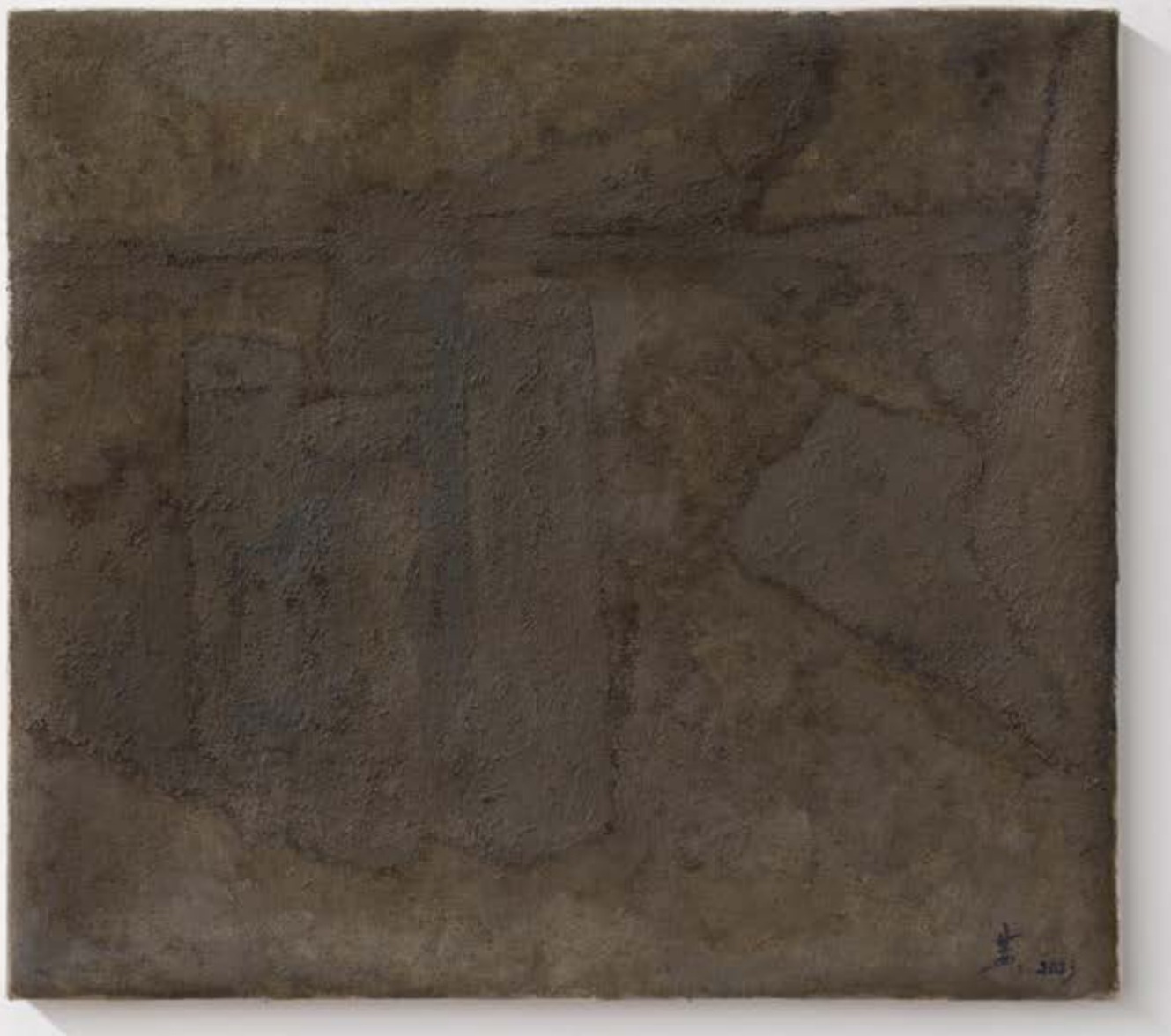 黄亮《泥土纸制望远镜形状物,并列前后,绿色书封皮》