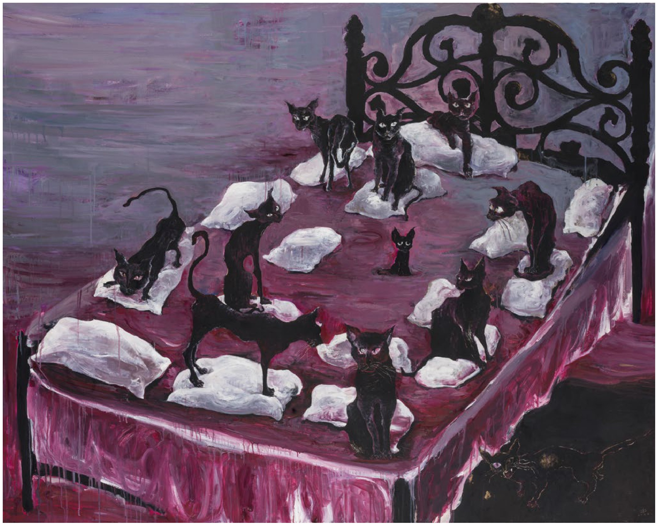 黄冰洁《复梦》布面油画 200x160cm 2023