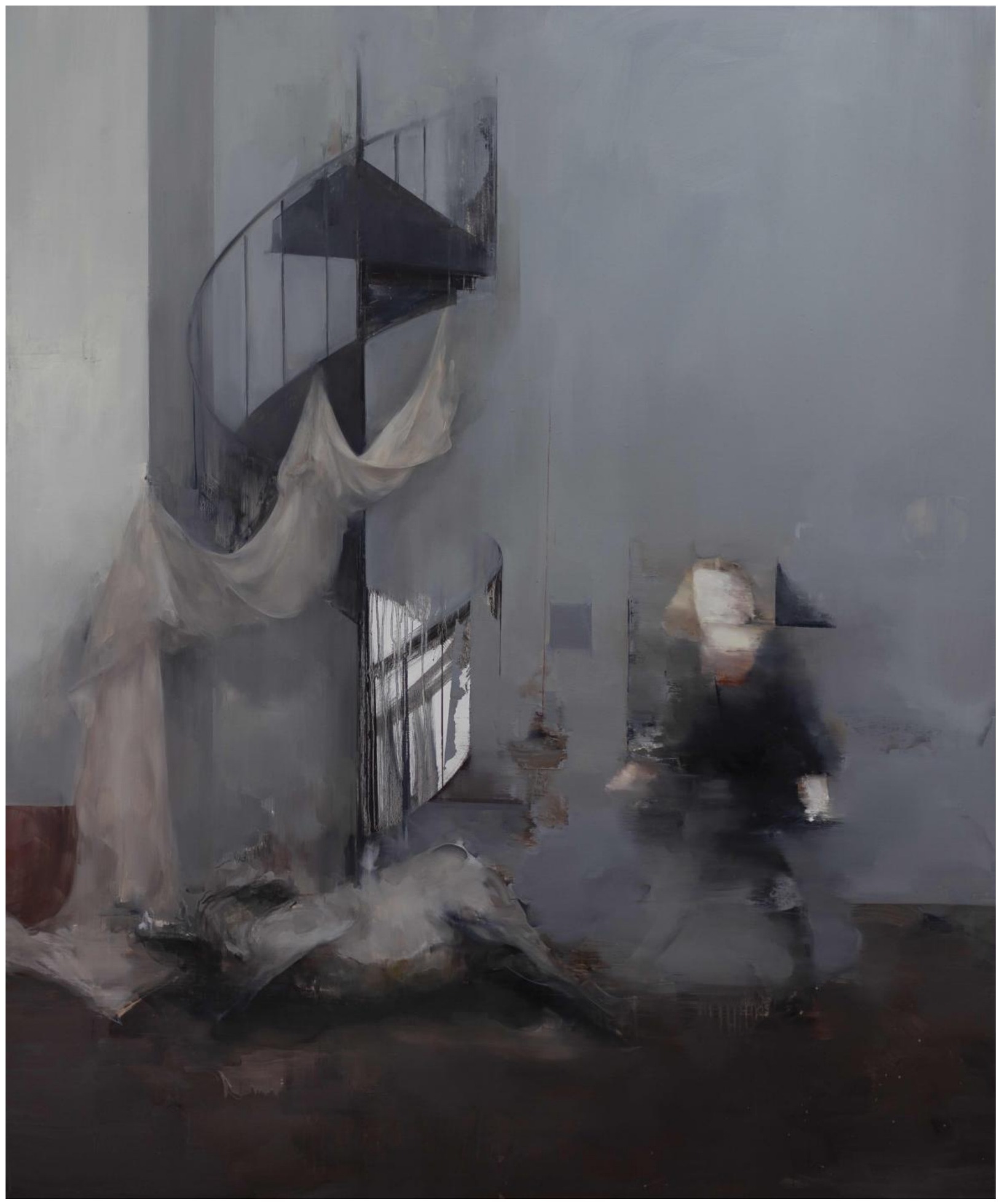 胡顺香《昨日的世界 No.2》布面油画 180x150cm 2023