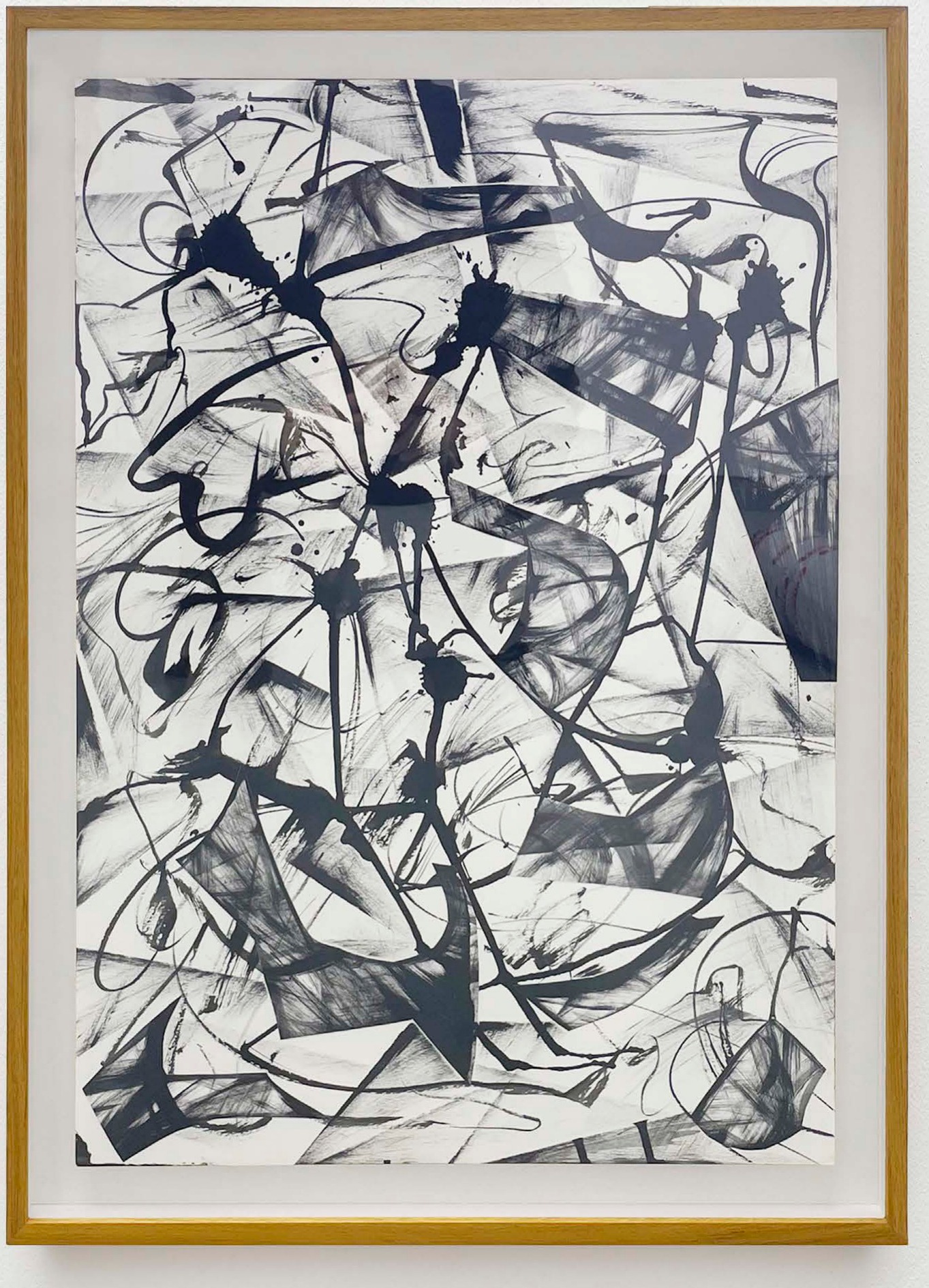 激浪-龙美术馆个展纸本作品预览《破碎地图 09》