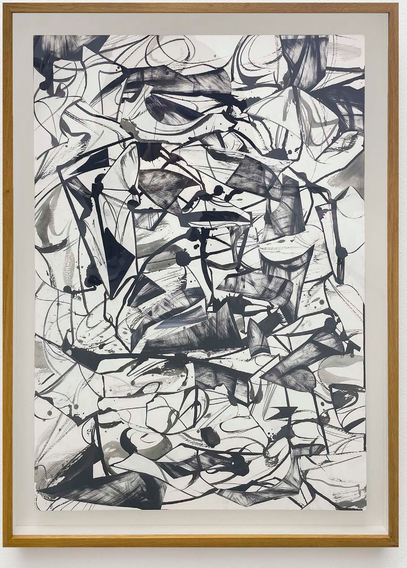 激浪-龙美术馆个展纸本作品预览《破碎地图 11》