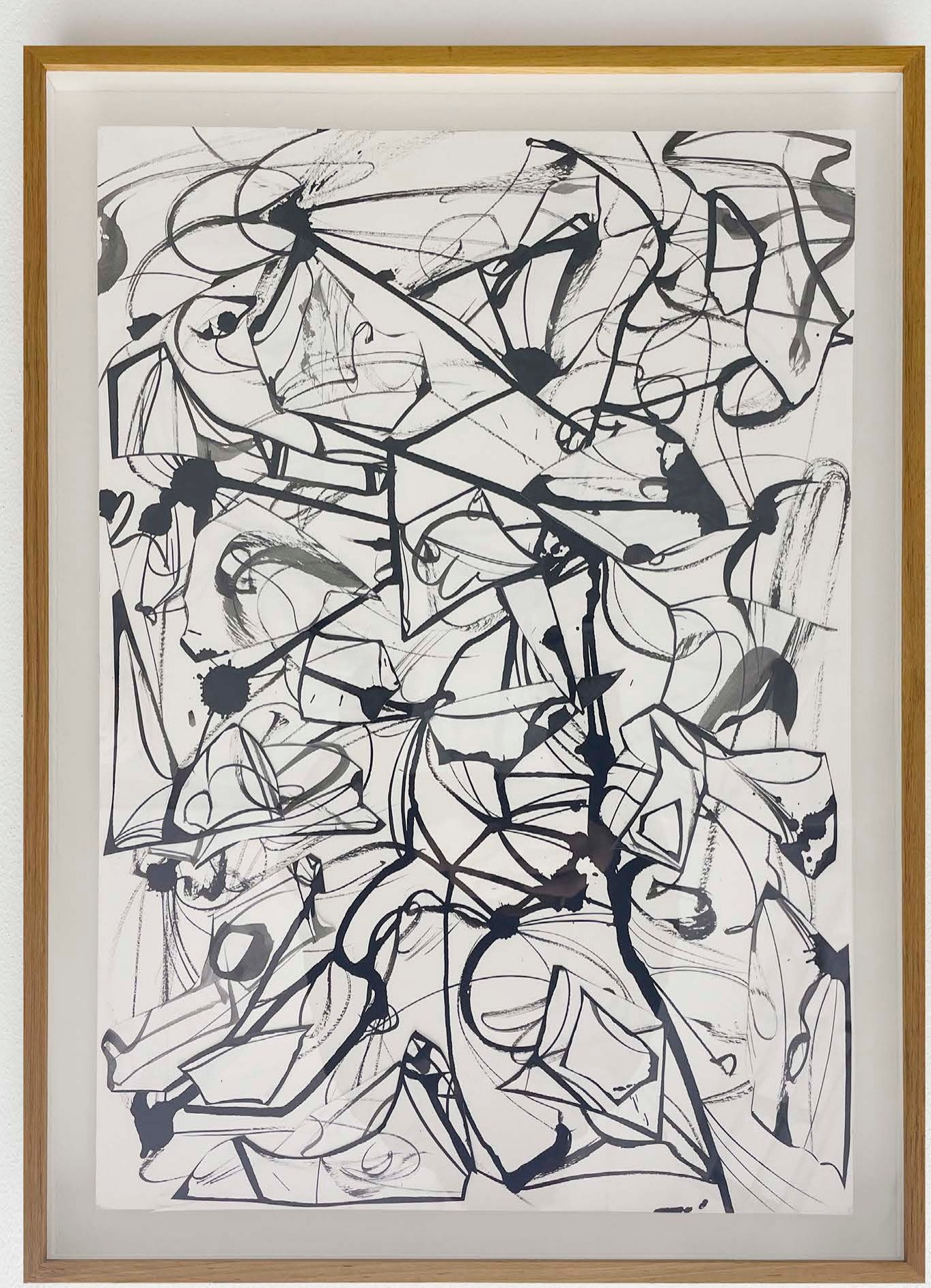 激浪-龙美术馆个展纸本作品预览《破碎地图 12》