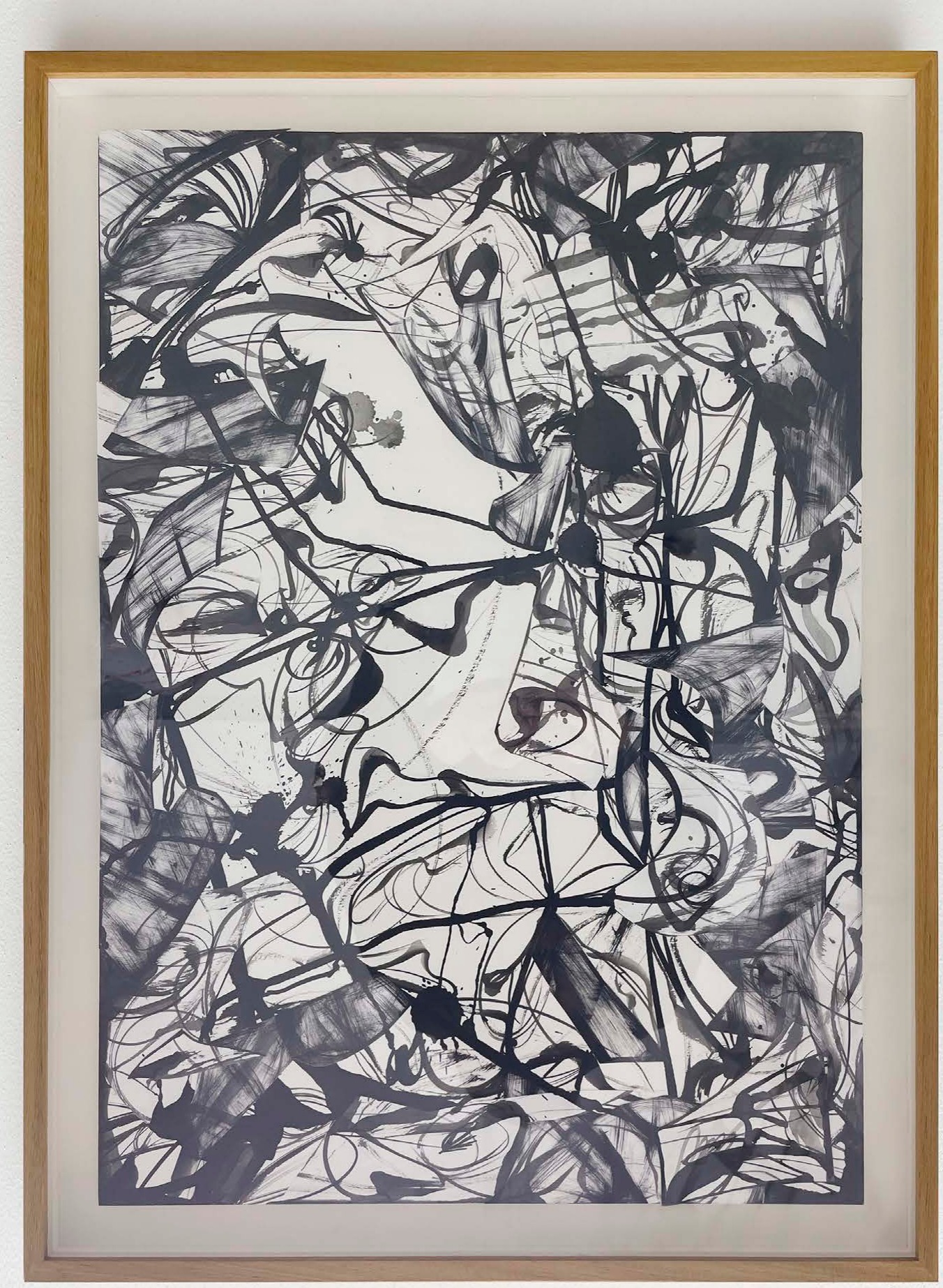 激浪-龙美术馆个展纸本作品预览《破碎地图 15》