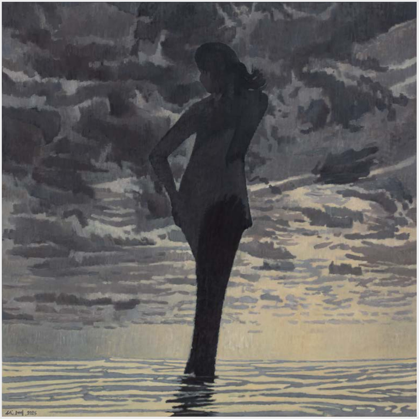 个展 如沐爱河《庞大的沉默 1》