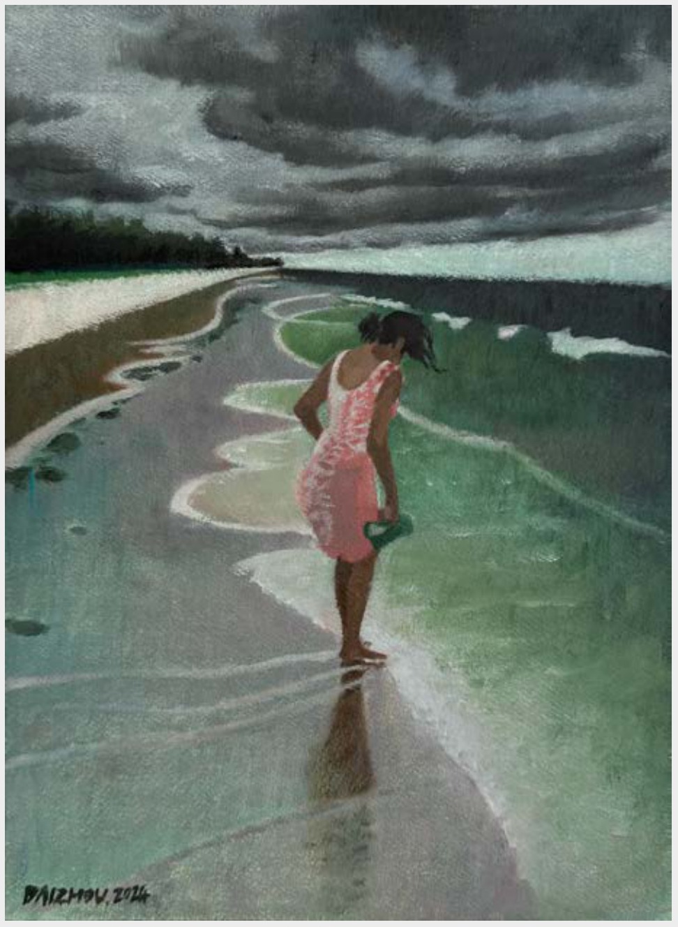 代洲《美丽与秩序》布面油画 300x200cm 2024