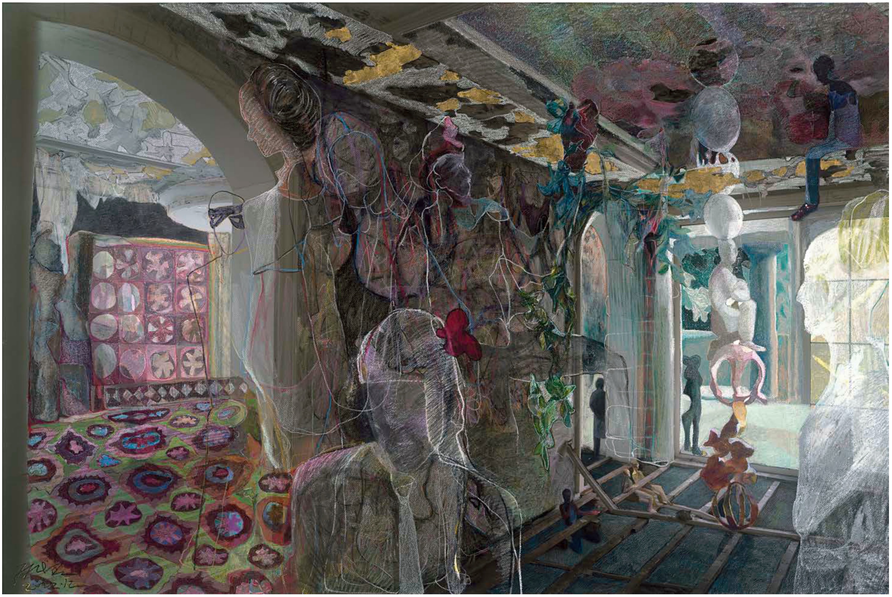相地通景个展《荒谬的墙》