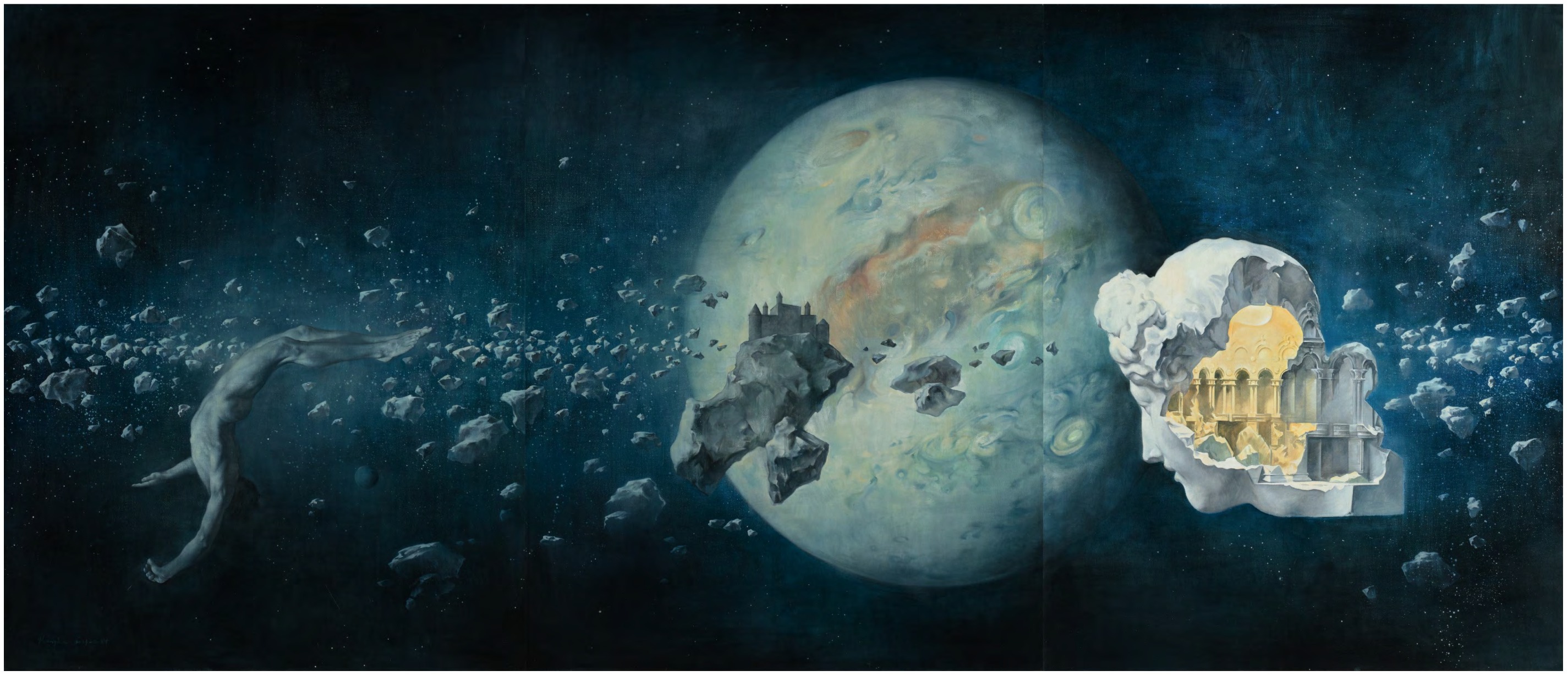 直到夜的尽头-章犇个展《漫游者的夜歌》
