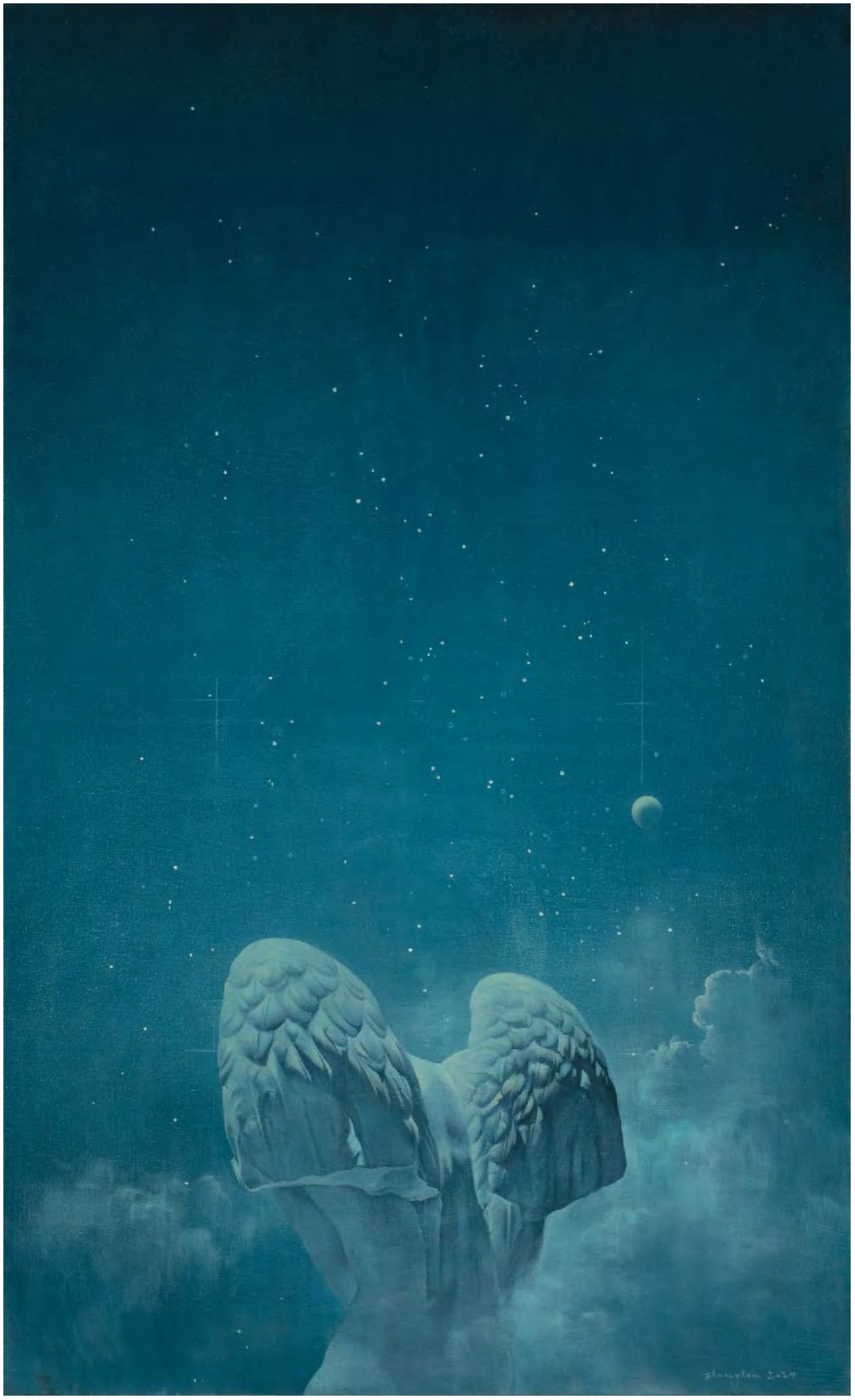 直到夜的尽头-章犇个展《隐语者-2》