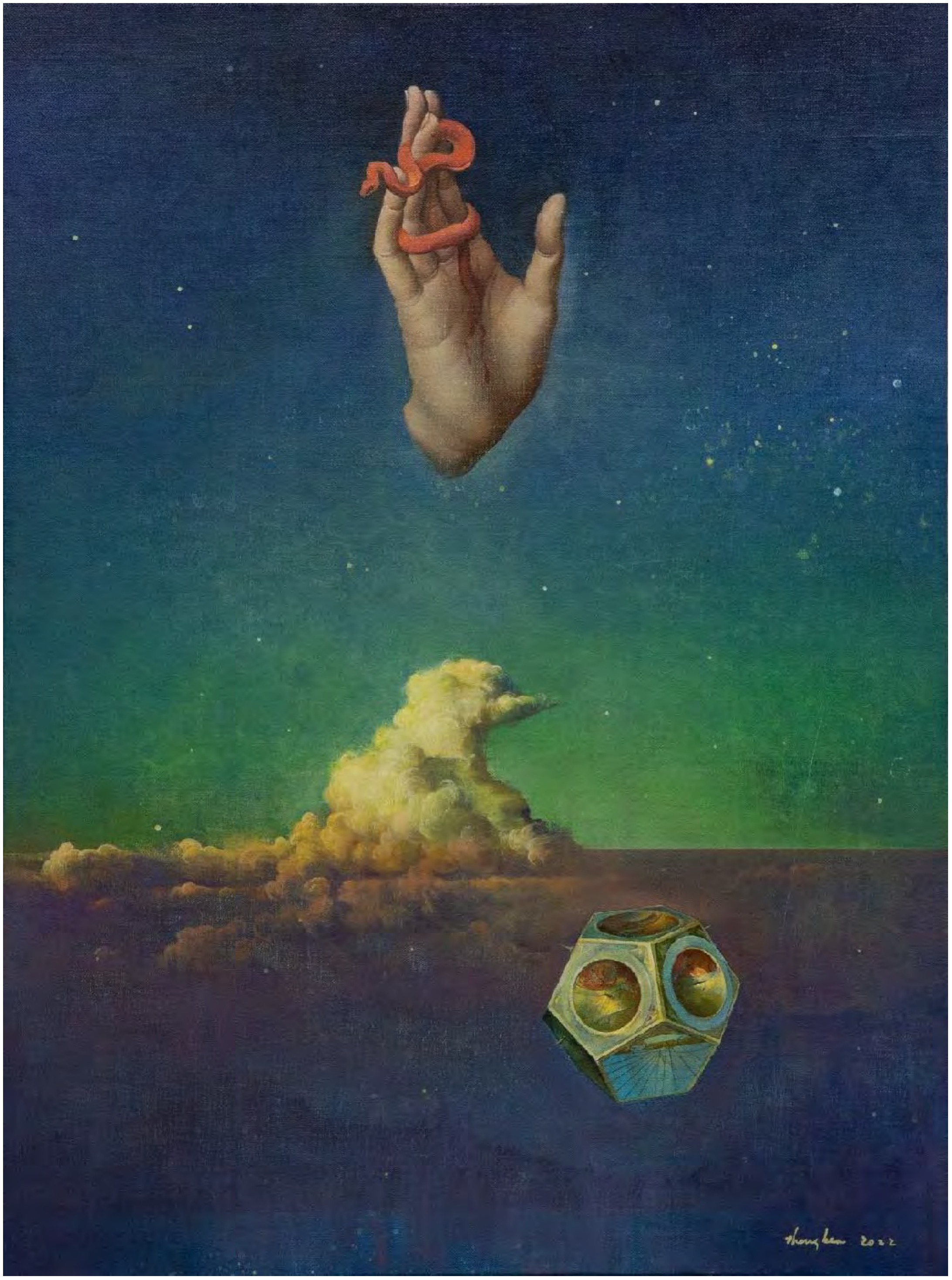 直到夜的尽头-章犇个展《星空-1》