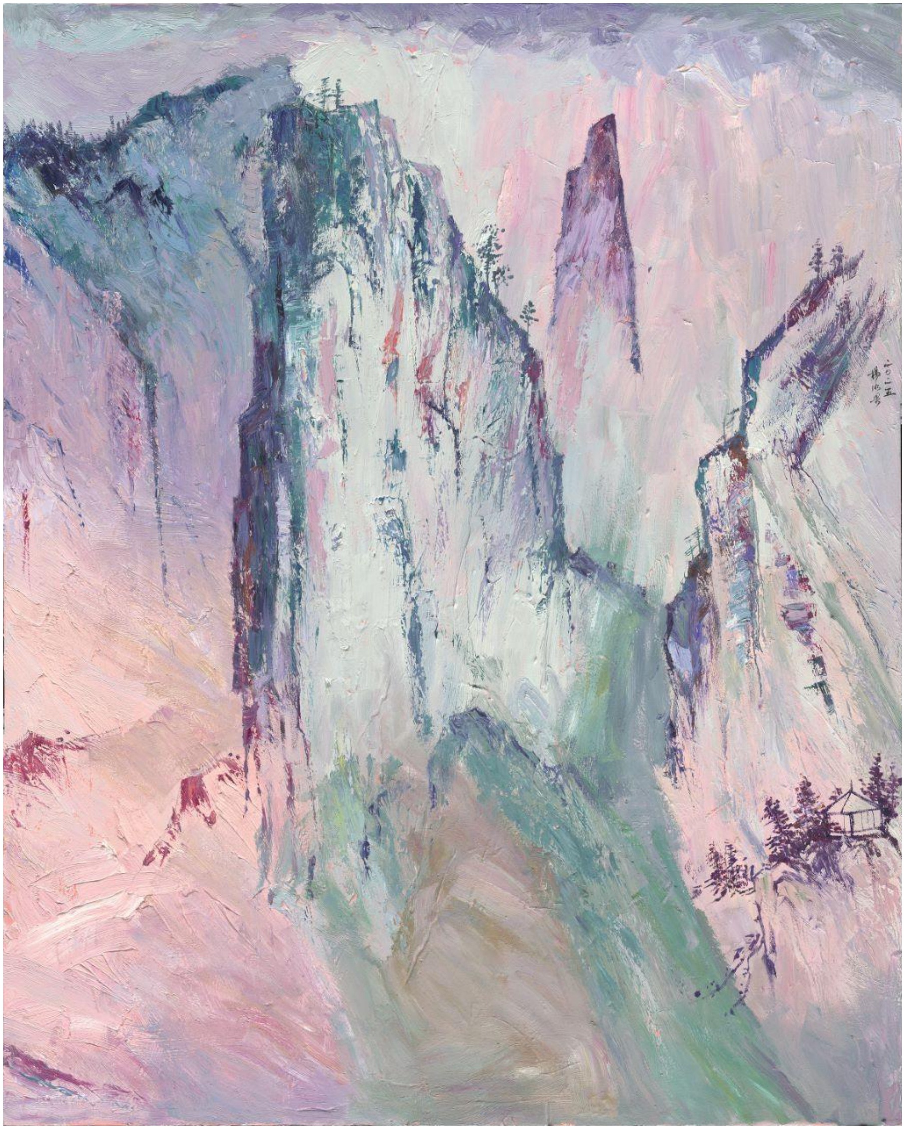杨泳梁《胭脂晨光》