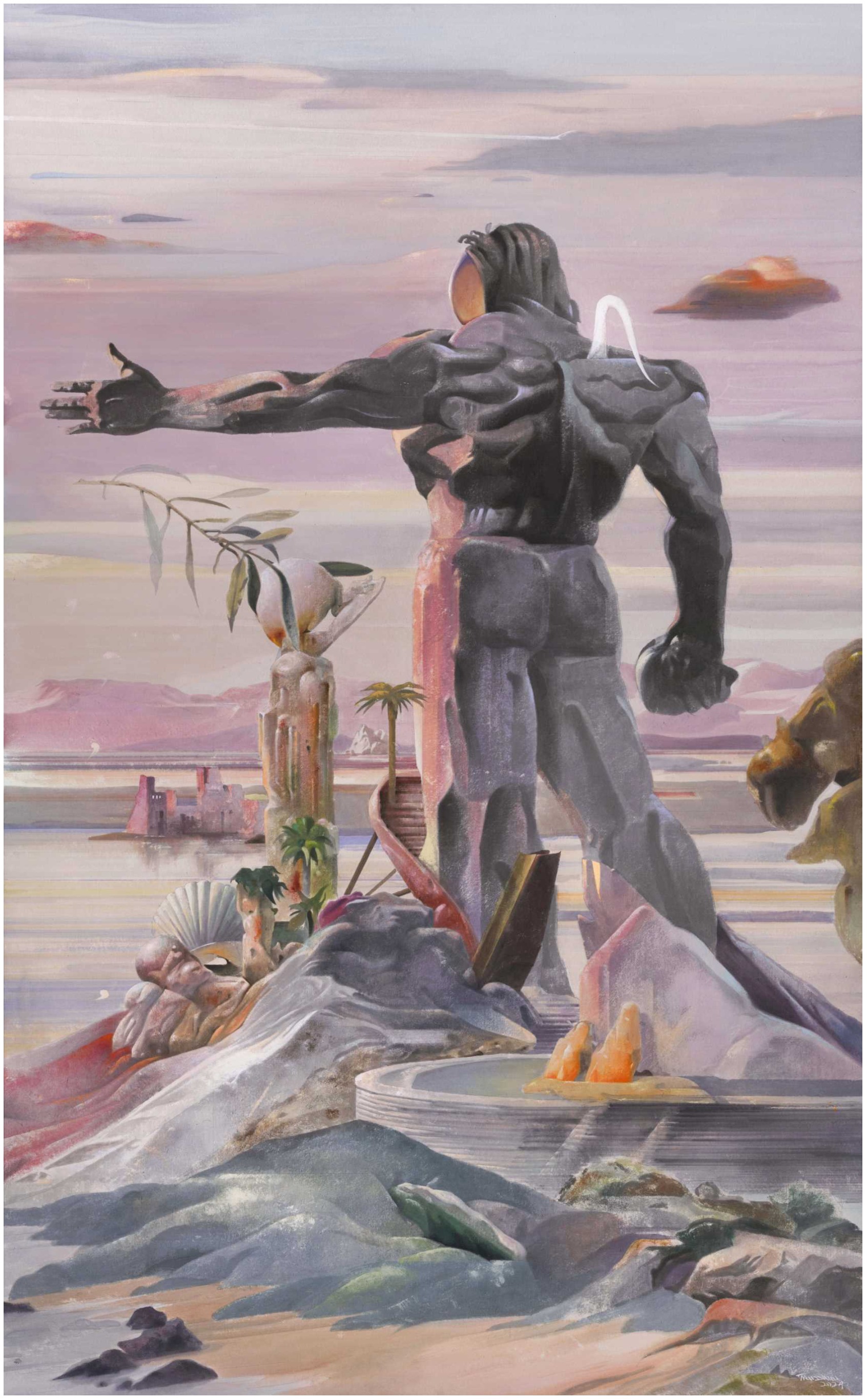 谢天卓《粉 色 手 礼》