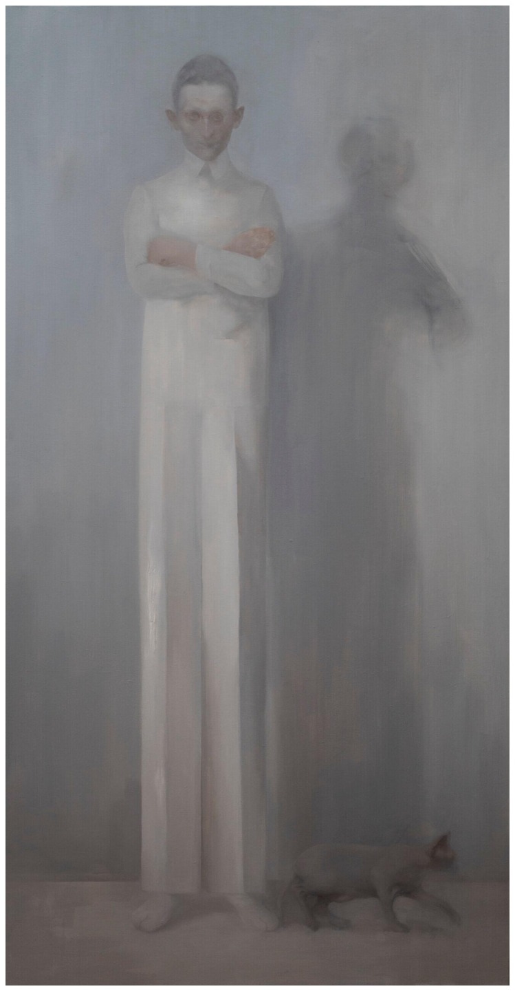胡顺香《妈妈——阴影》布面油画 2021