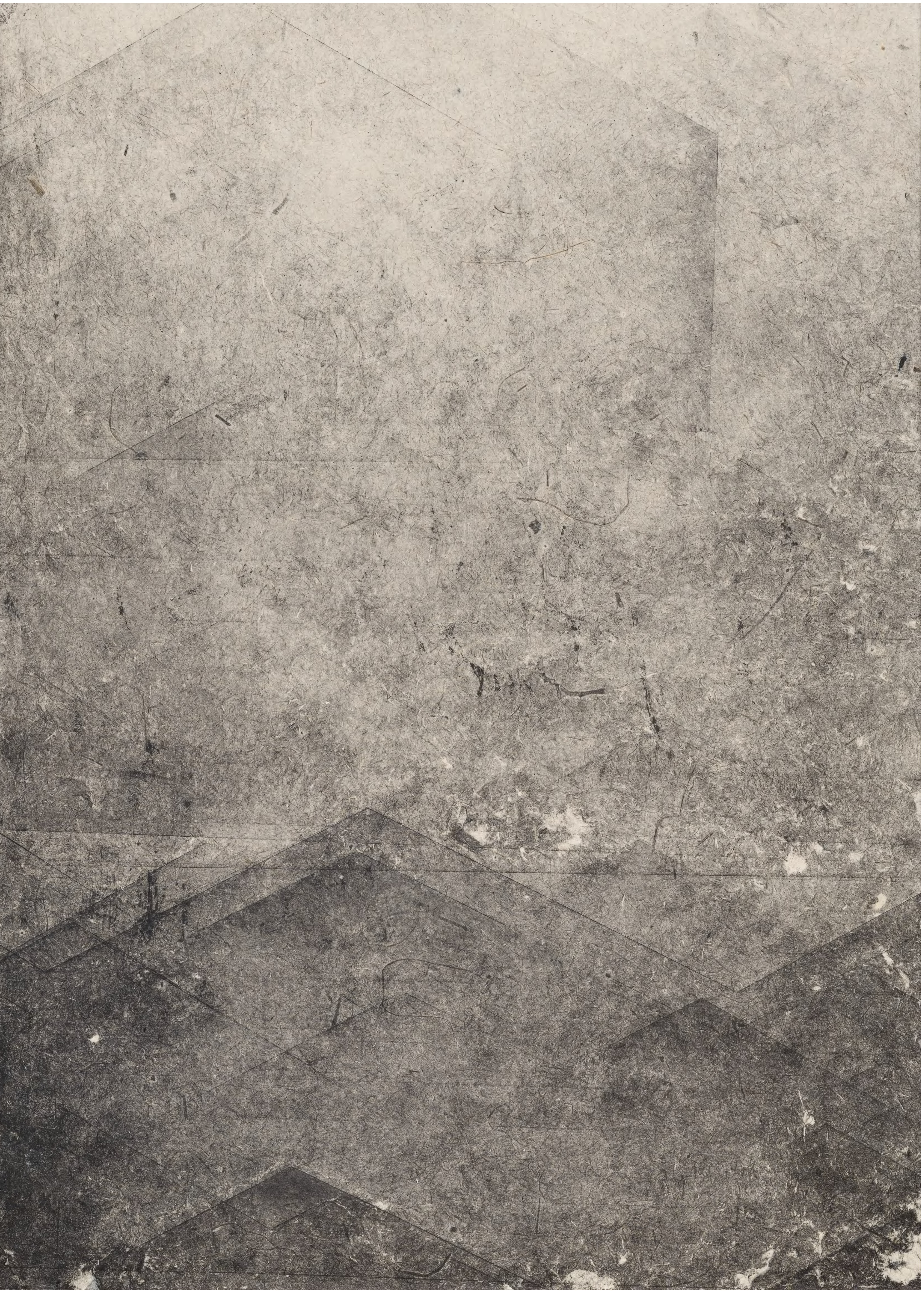 秩序，气流《锯齿纹研究 – 广场，高塔与屋顶 3》