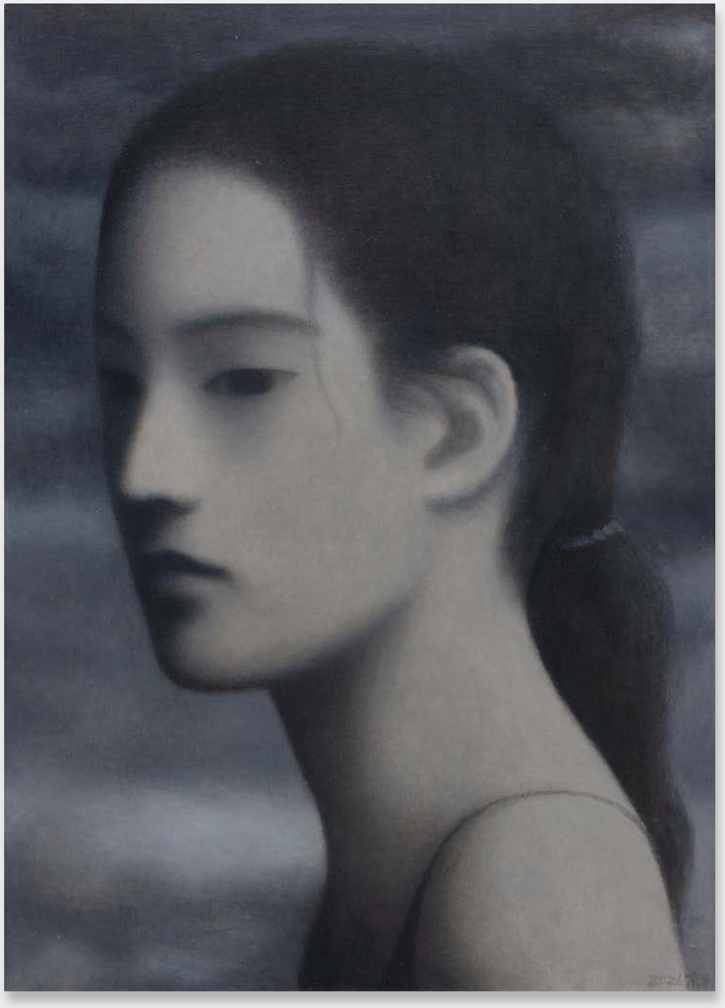 有乌云的女子肖像