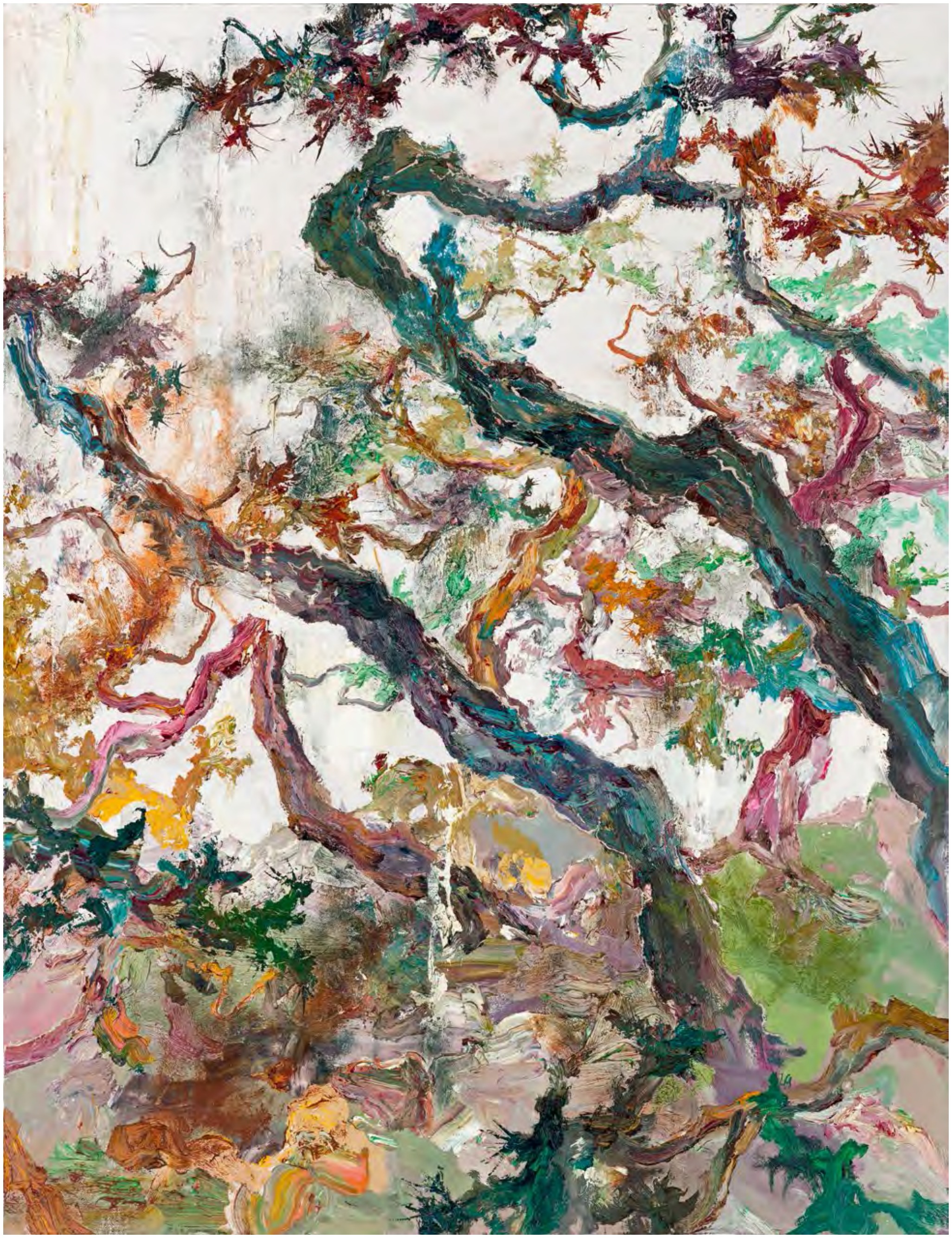 王源远《芒山古松》