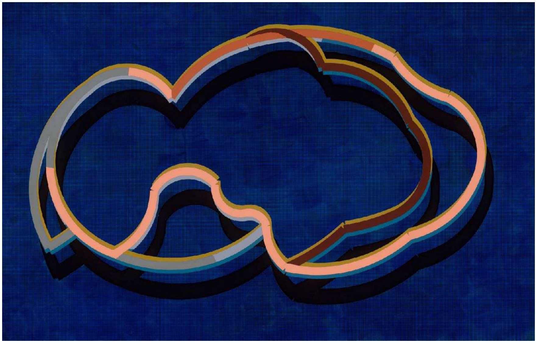 对位《结构想象 NO.51f》