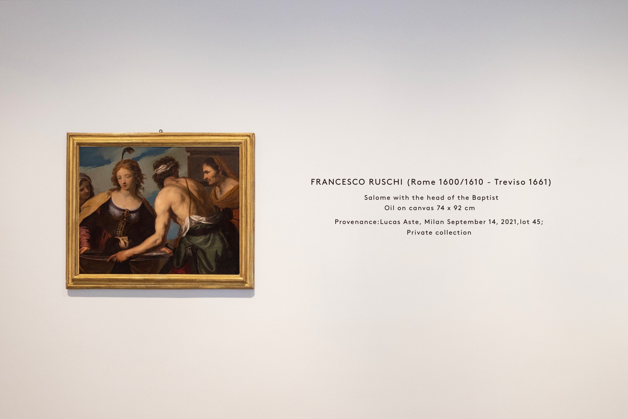 Murillo and his circle, Ruschi, and Ghezzi《Salome with the head of the Baptist》