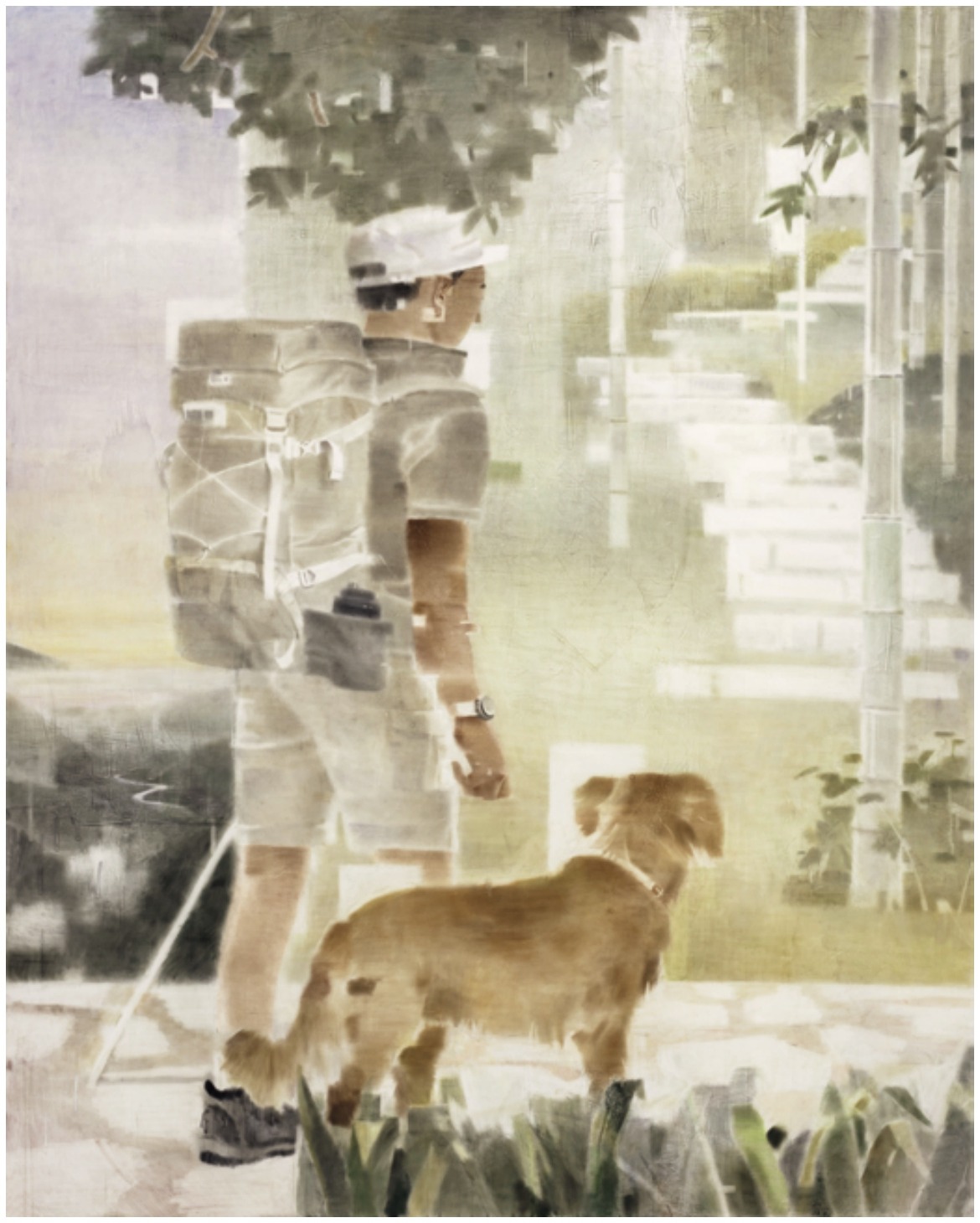 夏禹《上山二》