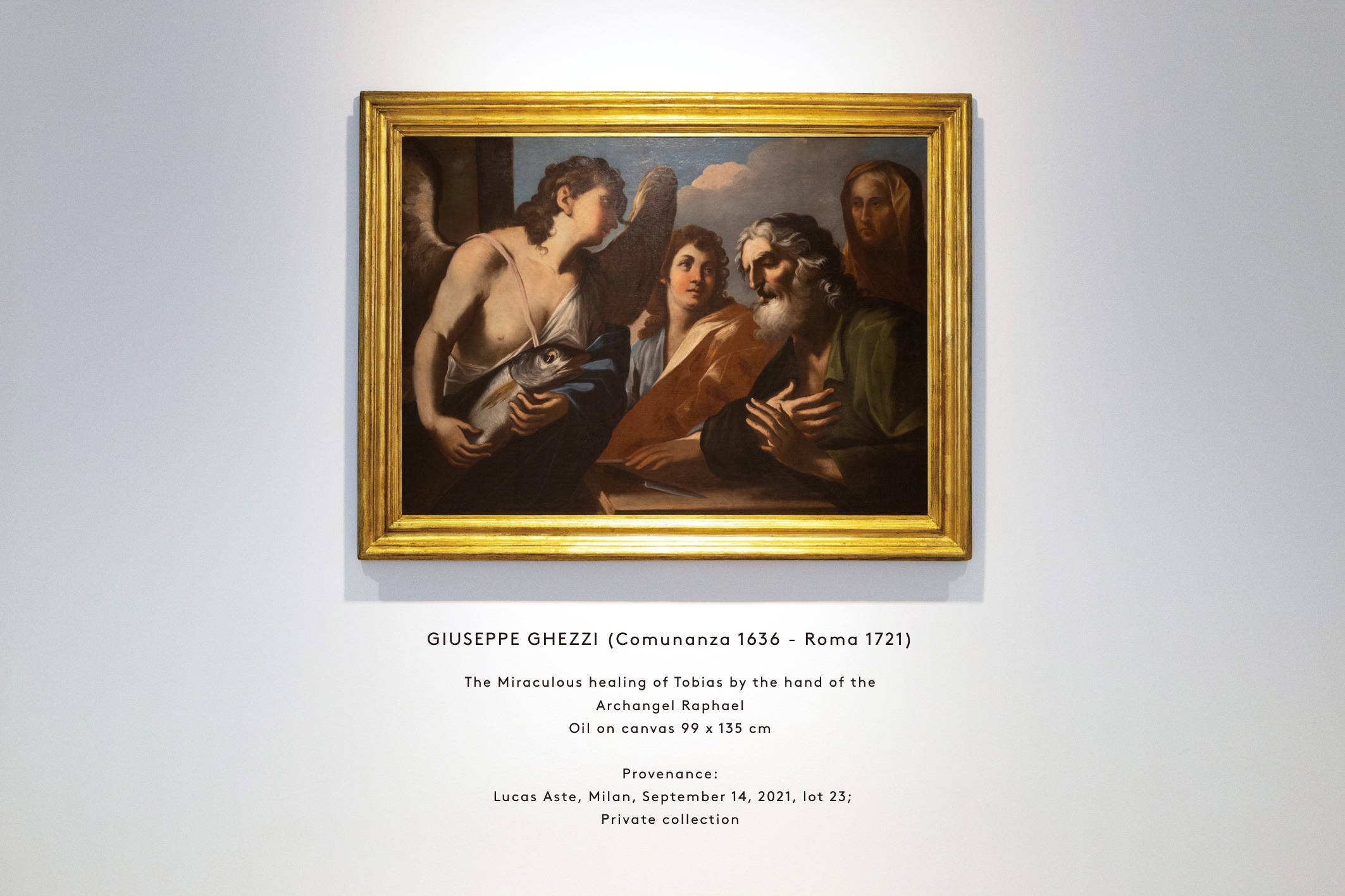 Murillo and his circle, Ruschi, and Ghezzi《The Miraculous healing of Tobias by the hand of the Archangel Raphael》