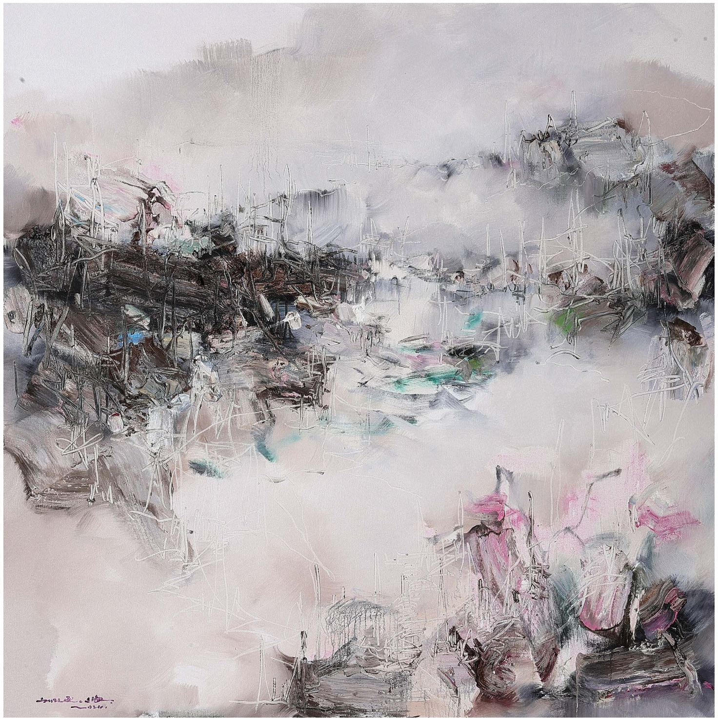 迈步《烟雨清逸》