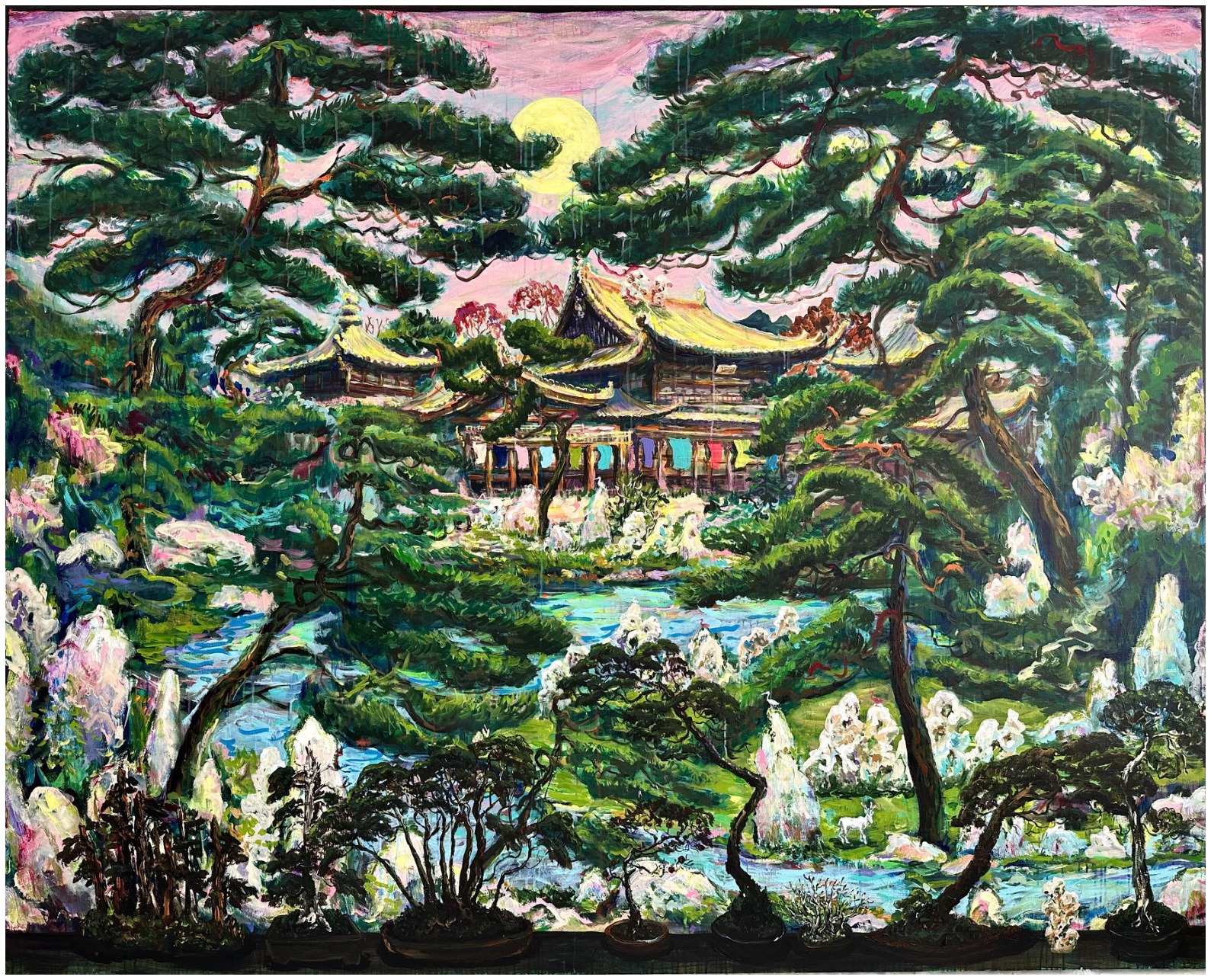 董鹤《四时幽赏图》