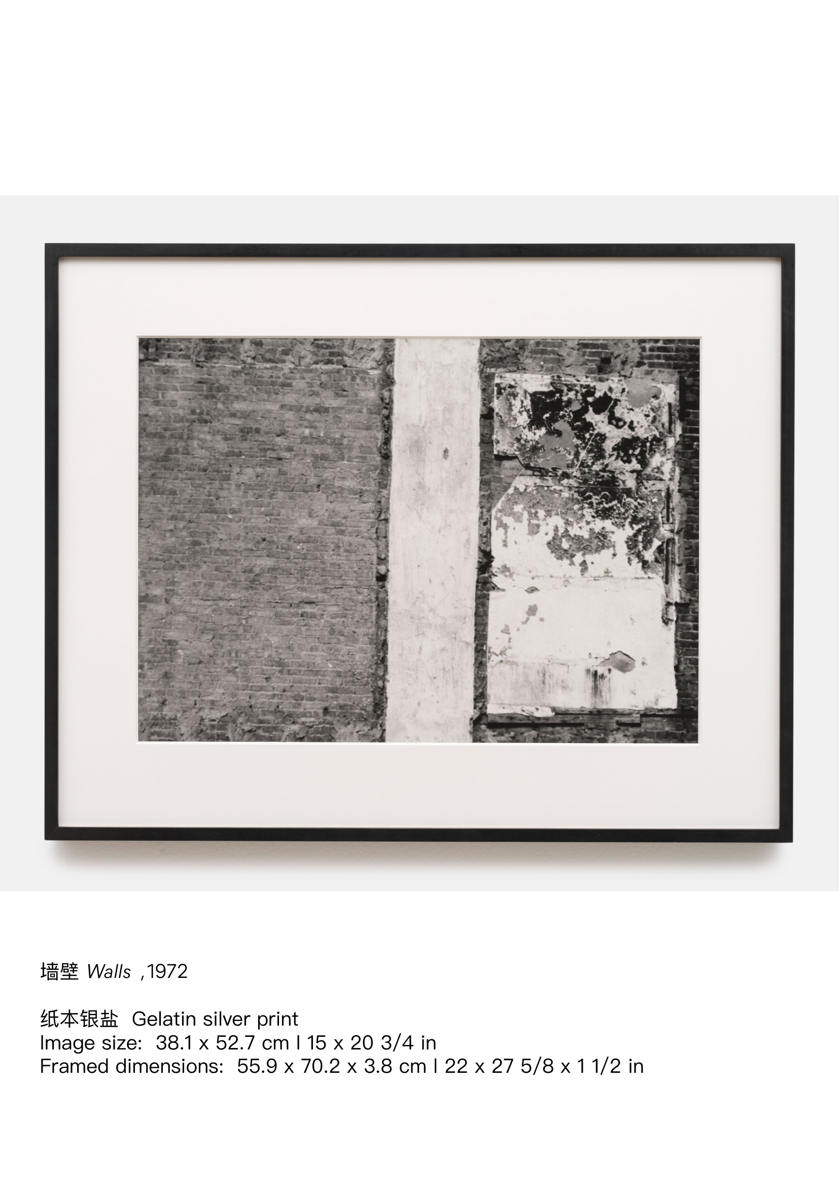 群展 在冷水下出汗《墙壁 Walls》