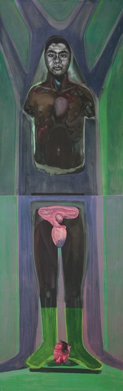 肖像（双联作）