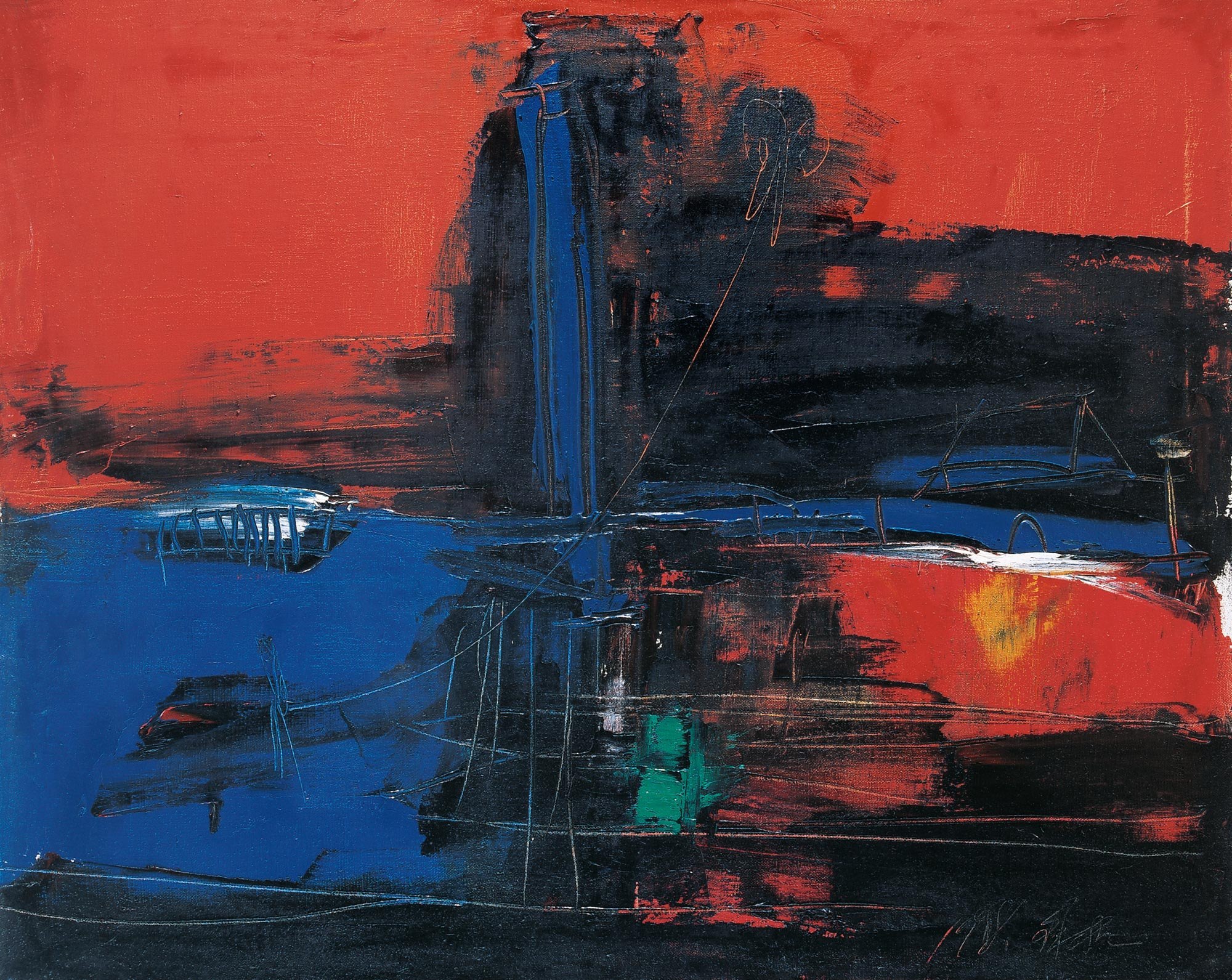 LIU FENGZHI (1964-2017) 蓝色的纪念 The Blue Memorial