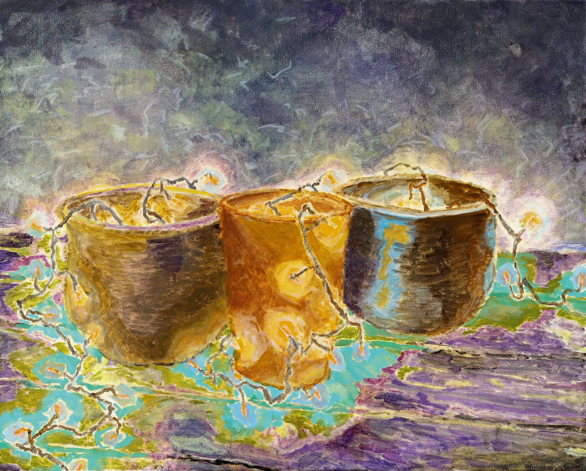 Three Pots in Blue Dream