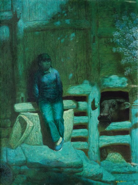 LUO ZHONGLI (b.1948) 新月 The Crescent Moon
