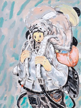 LI JIKAI (b.1975) 背包袱的人NO.3 Man with a Pack No. 3