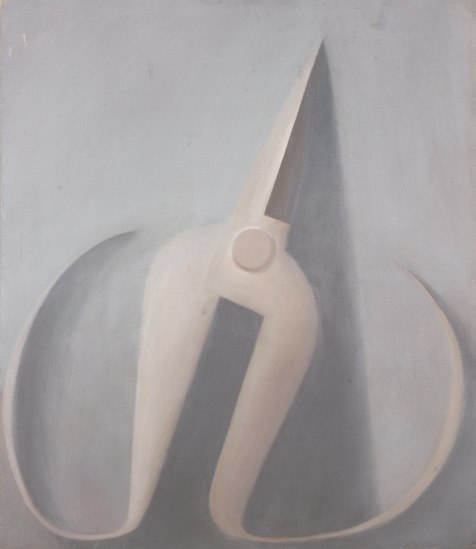 MAO XUHUI (b.1956) 向右倾斜的灰色剪刀 Grey Scissors Tilting to the Right