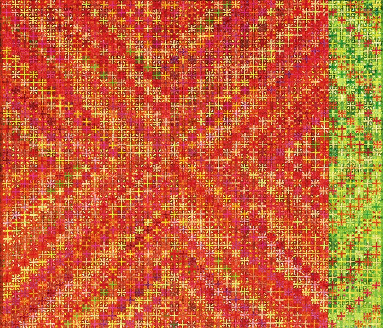 DING YI (b.1962) 十示 APPEARANCE OF CROSSES