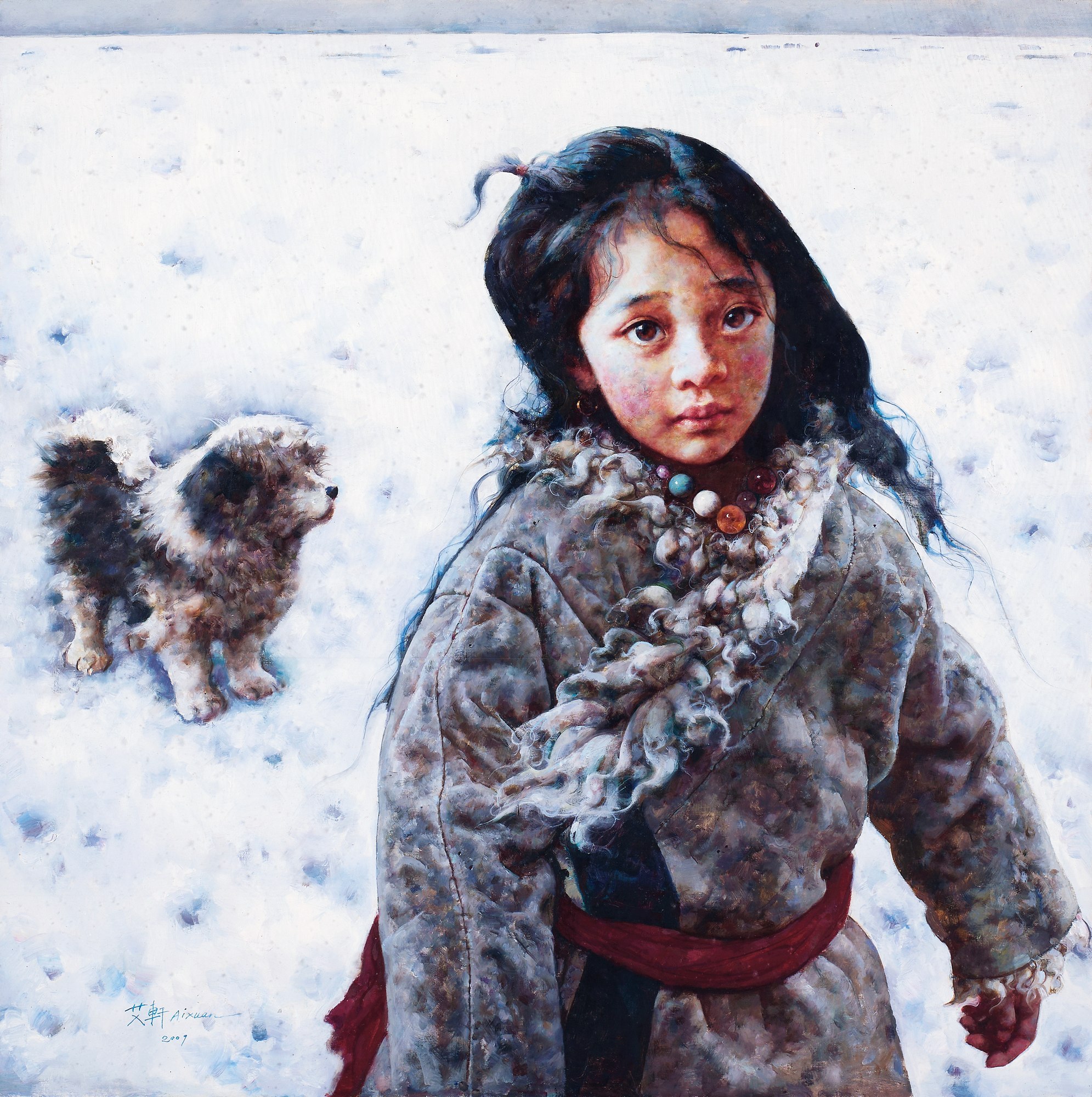 AI XUAN (b.1947) 女孩 Girl