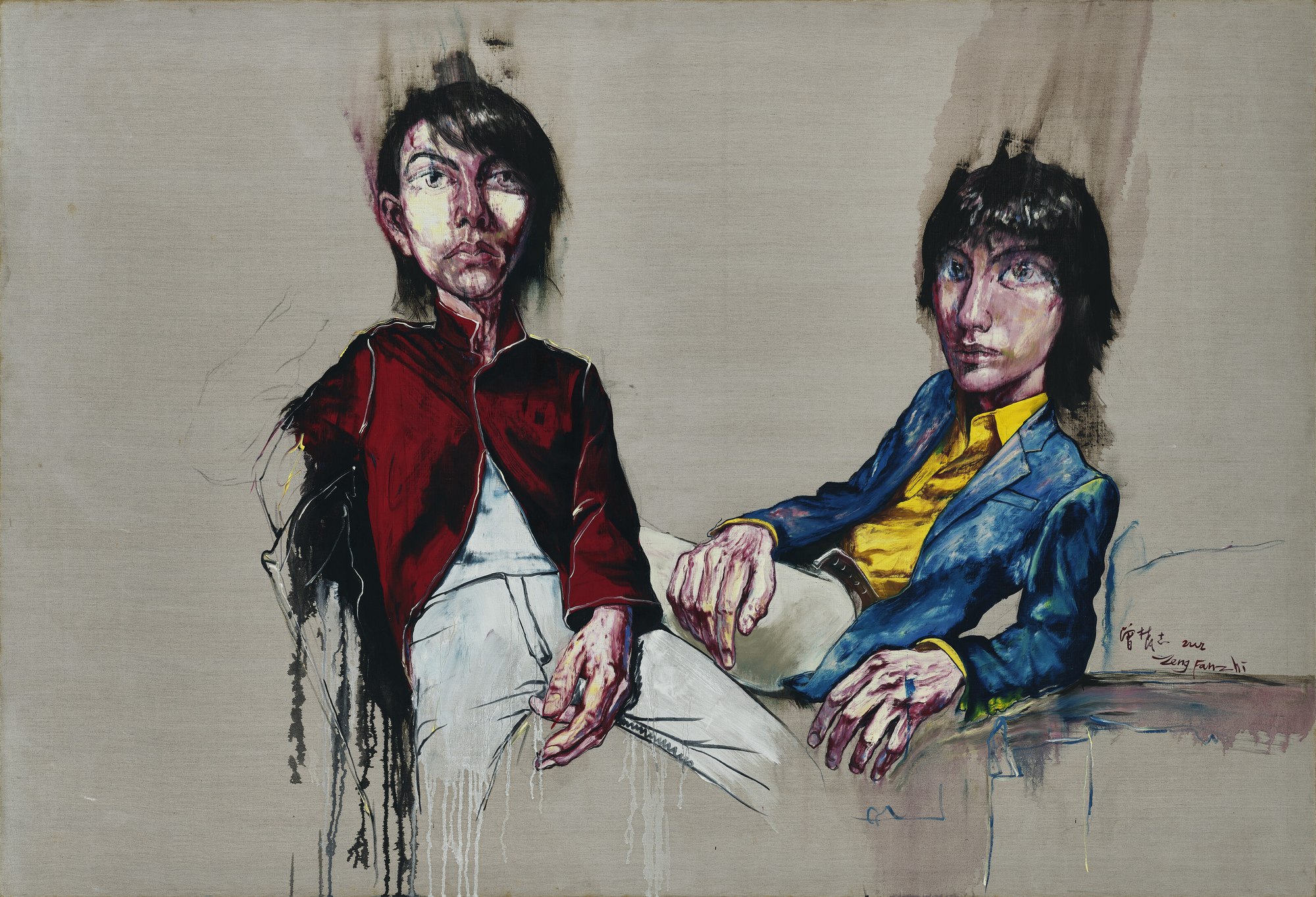 Portrait of Two Men
