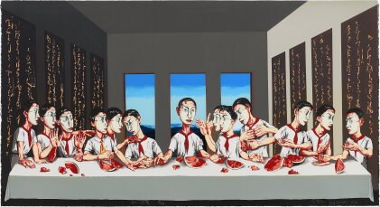 zeng fanzhi 曾梵志 | the last supper 最後的晚餐