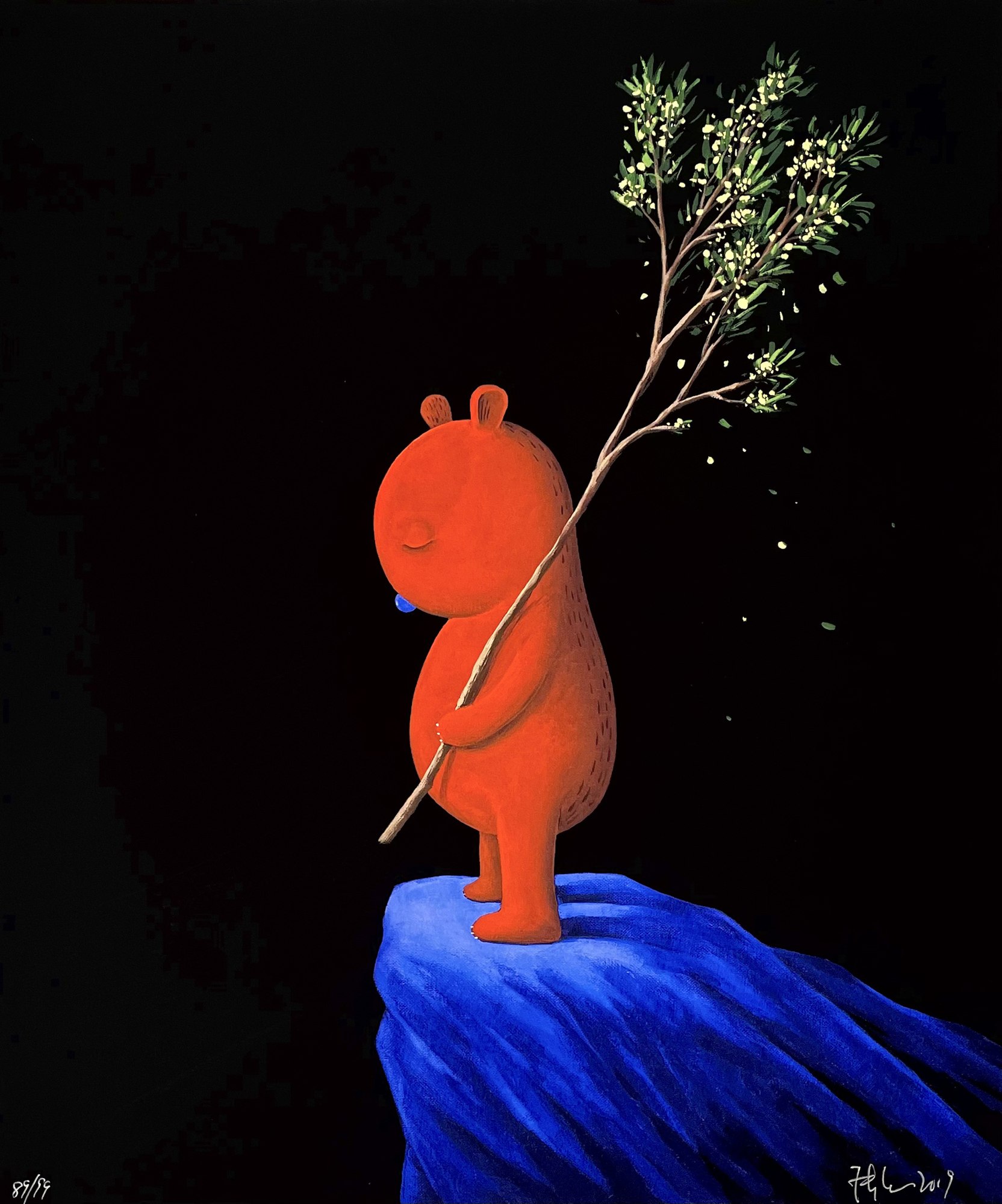 我的礼物 限量签名版画