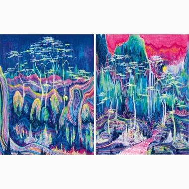黄宇兴 （B.1975） 春江花月 （一组两件）