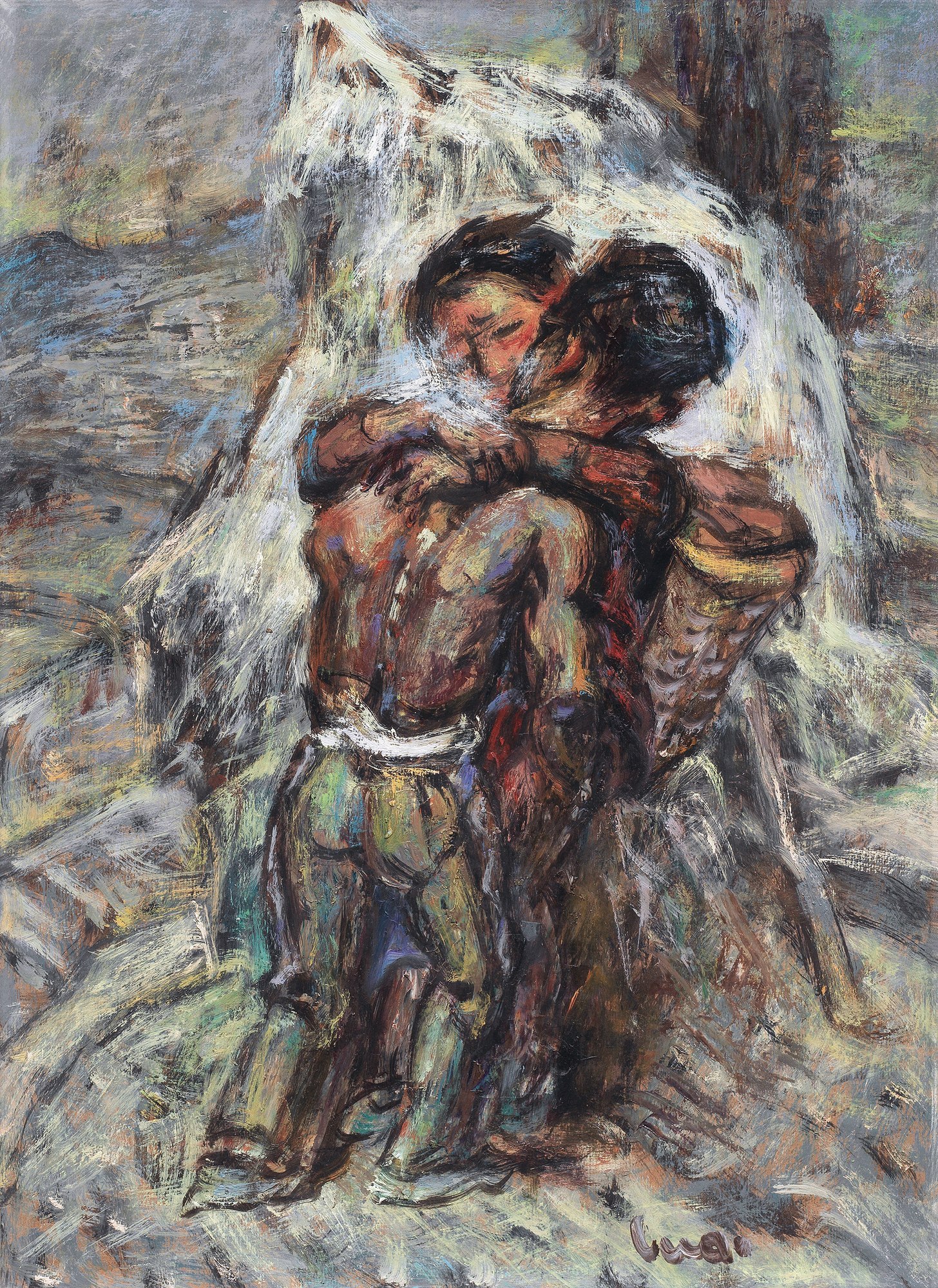 LUO ZHONGLI (b.1948) 无题 Untitled
