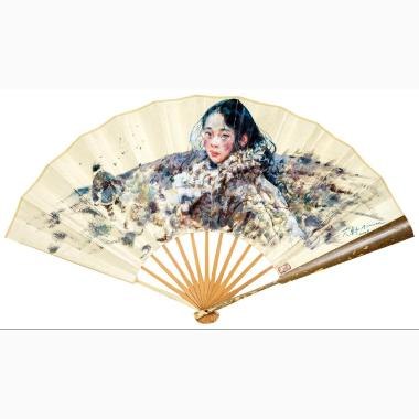 艾轩 （B.1947） 卓玛小像