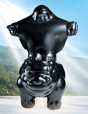 李真  大士騎龍
