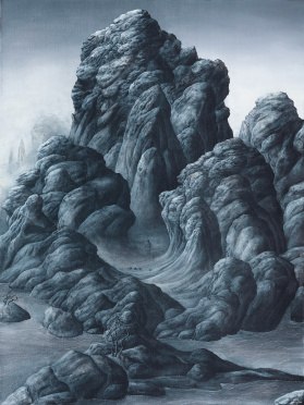 WANG FANSENG (b.1984) 中峰行旅 Travel
