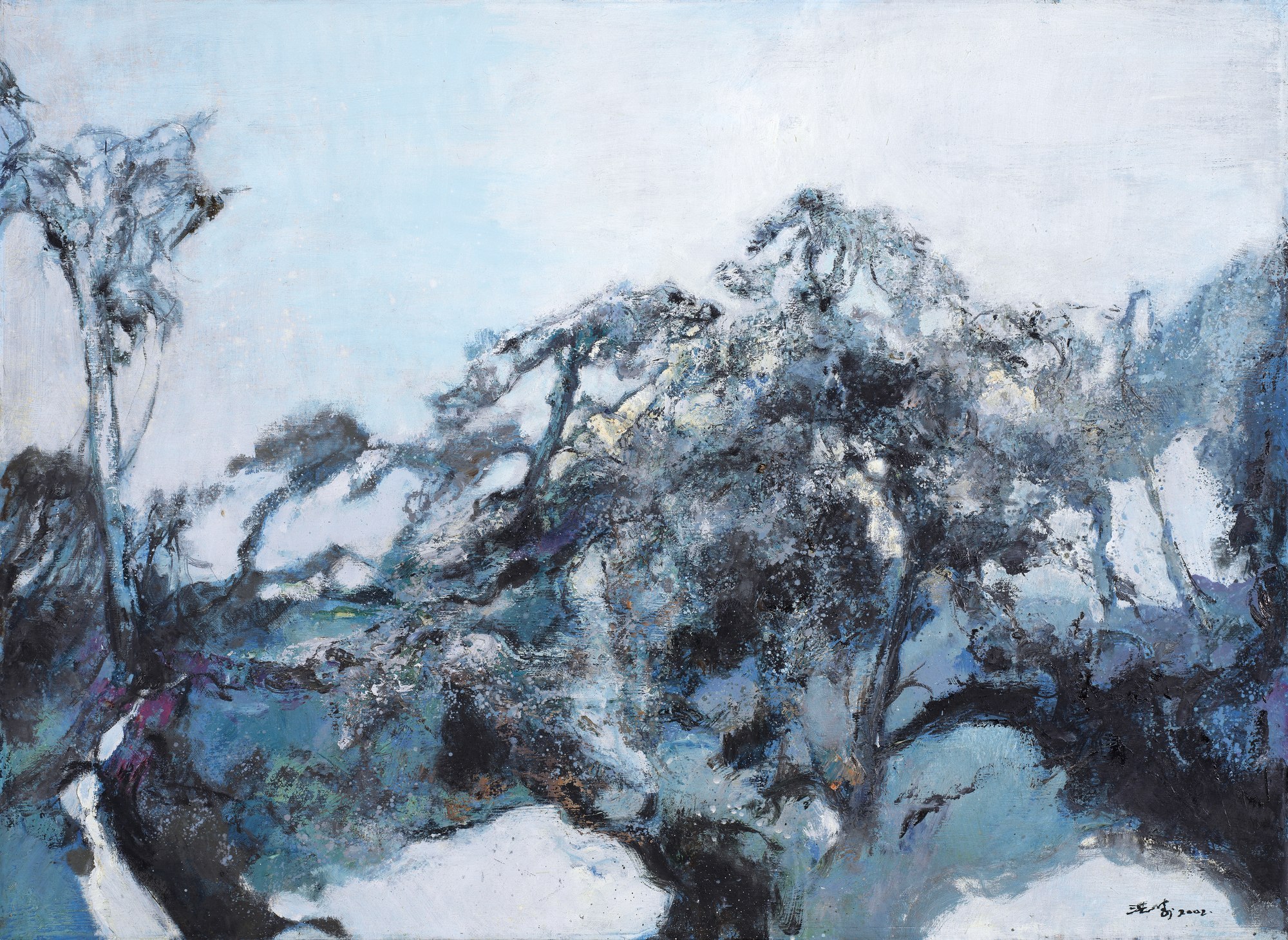 HONG LING (b.1955) 雪霁 snow